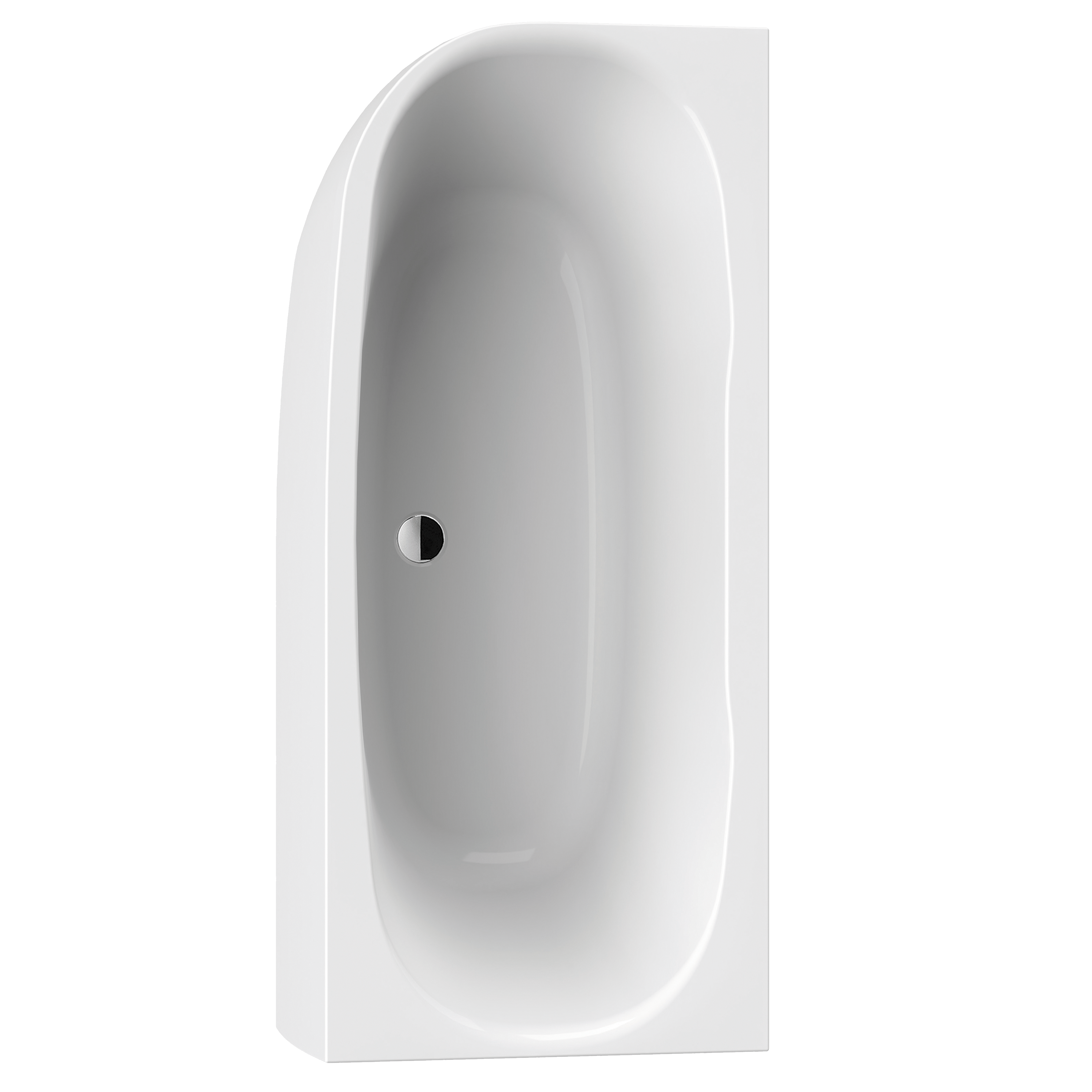 Wanna prostokątna Luxo Prawa 75 x 160cm Sanplast