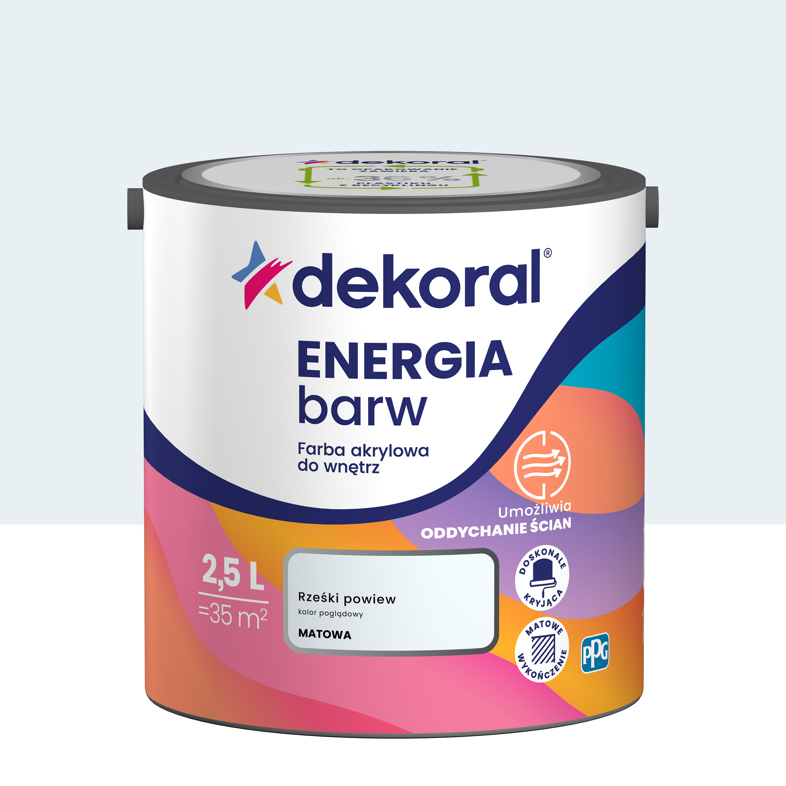 Farba Dekoral Energia barw Rześki Powiew 2.5 l
