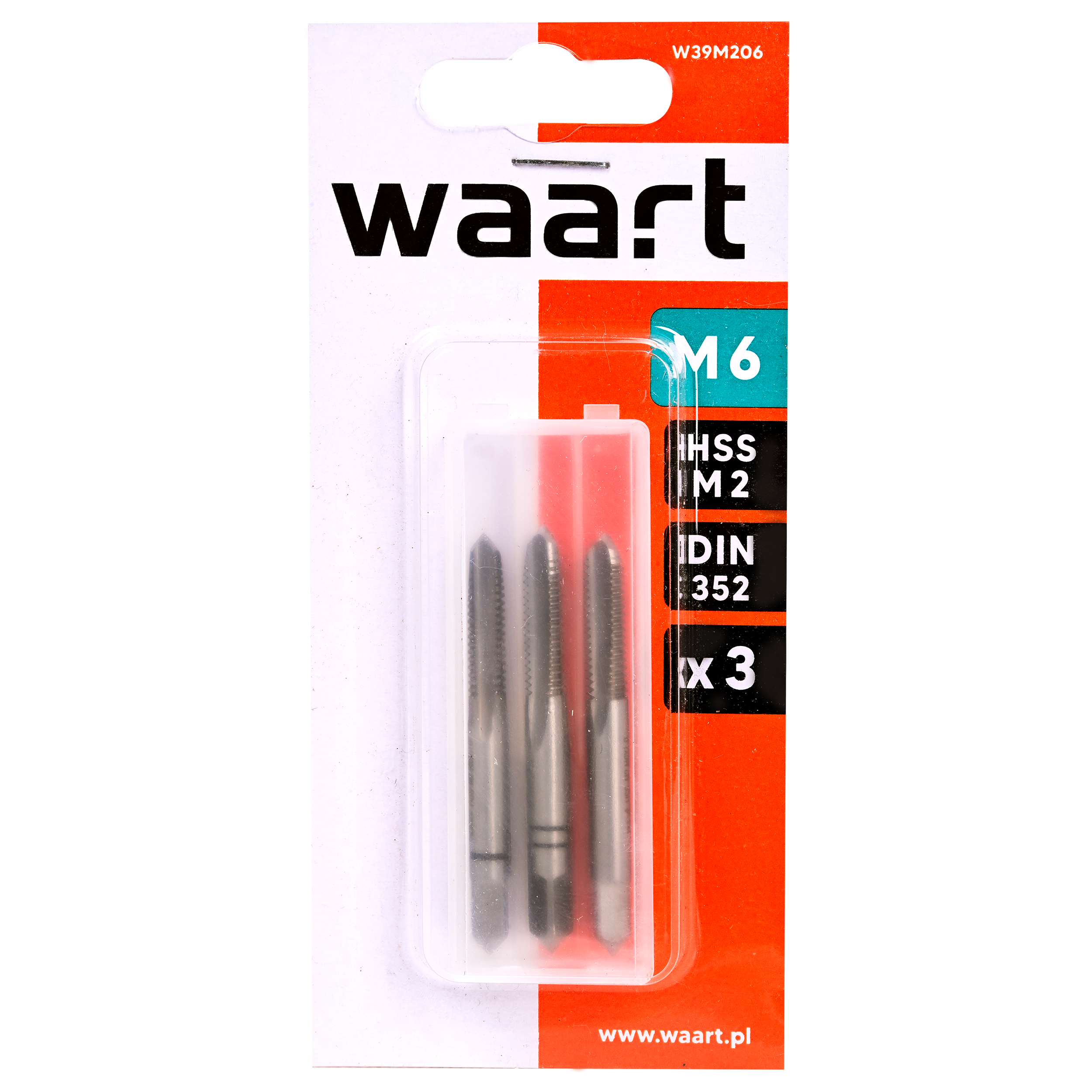 Gwintowniki M6, 3 szt. WAART - 4