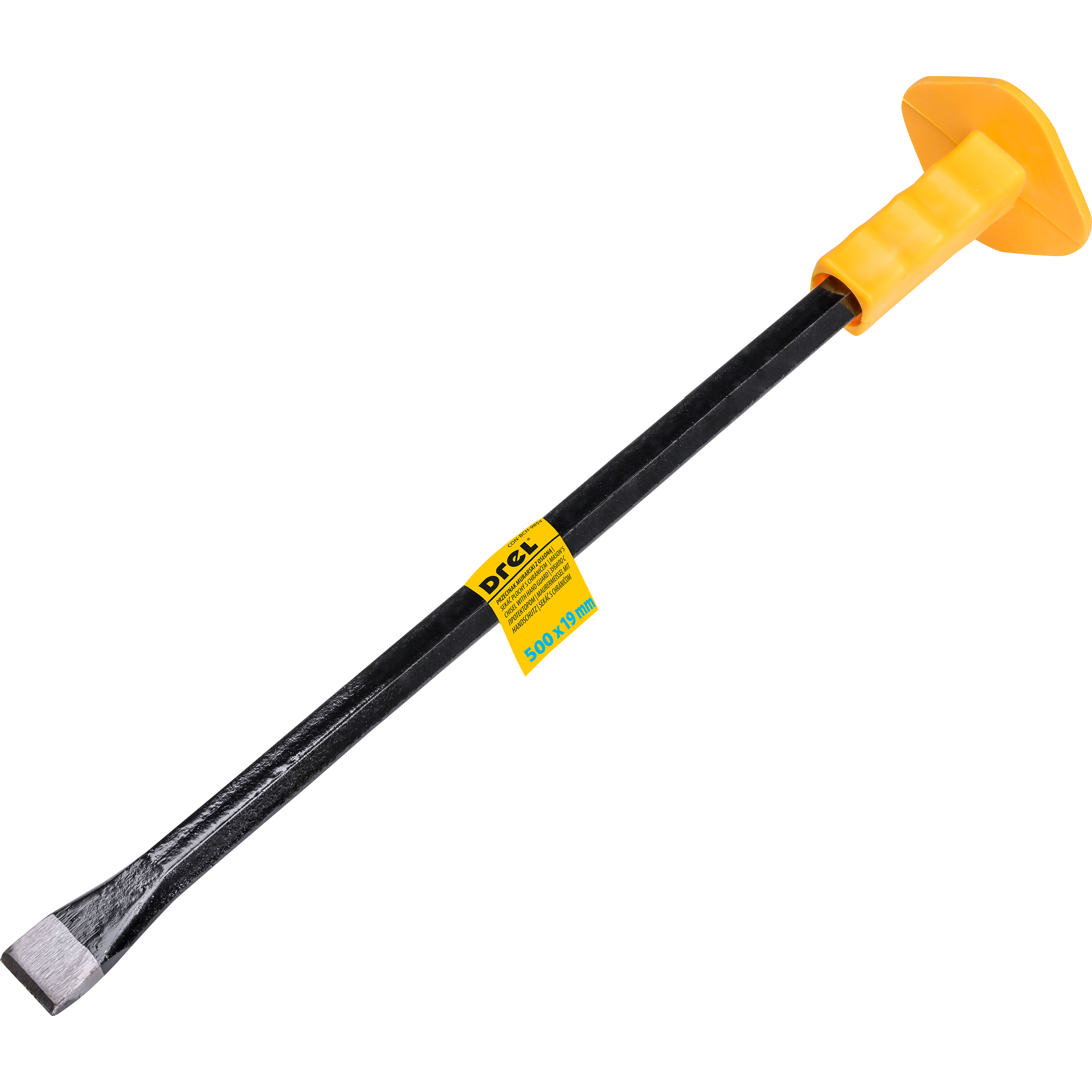 Przecinak murarski z osłoną dłoni 500 x 19 mm CON-BCH-9855 DREL - 2