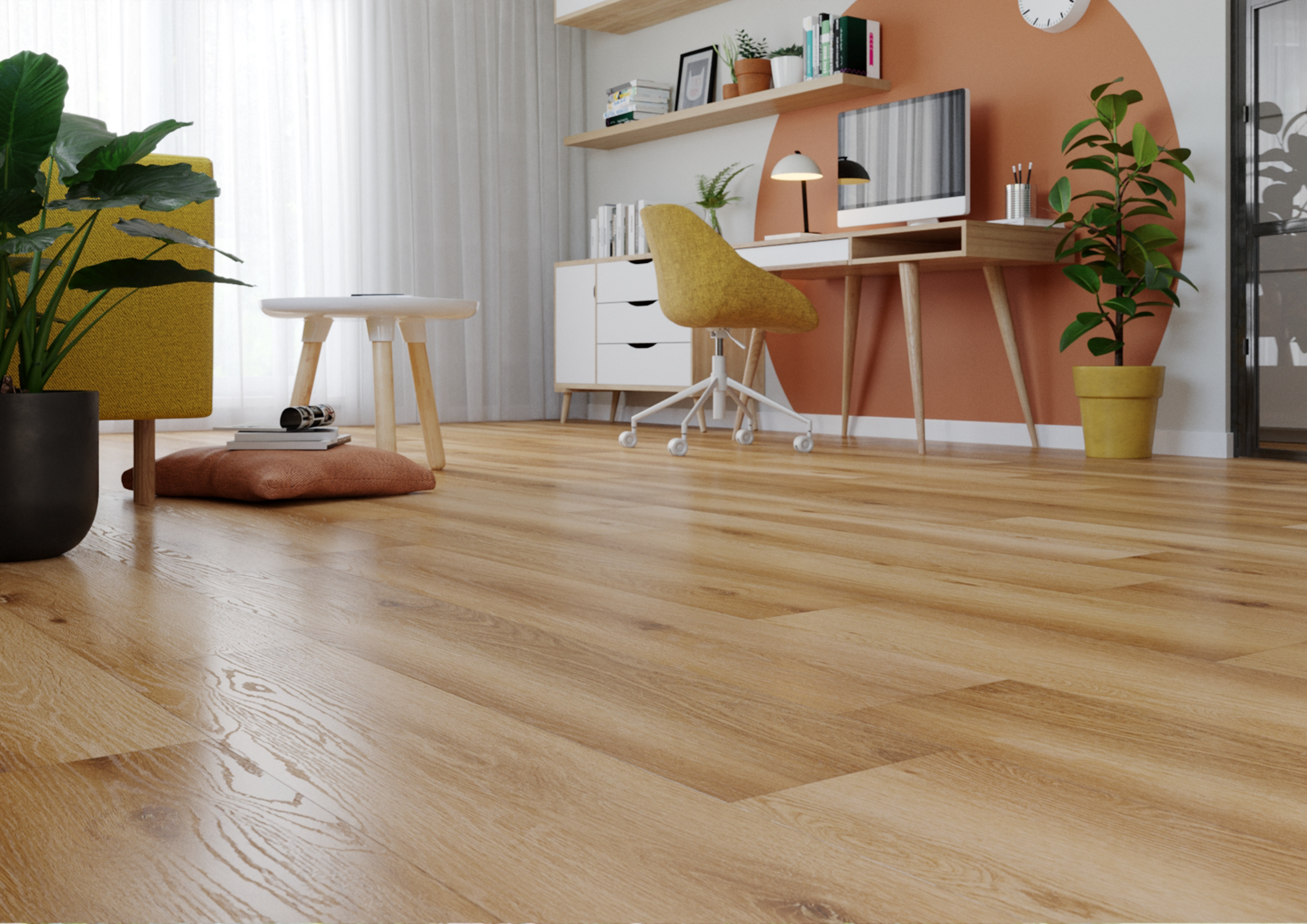 Panele winylowe SPC Floornity Intenso Dąb Verona naturalne drewno - 3