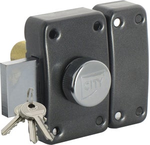 Paire De Verrous Boutons City 25 – Cylindre 45mm Avec 20 Clés, Pour Porte