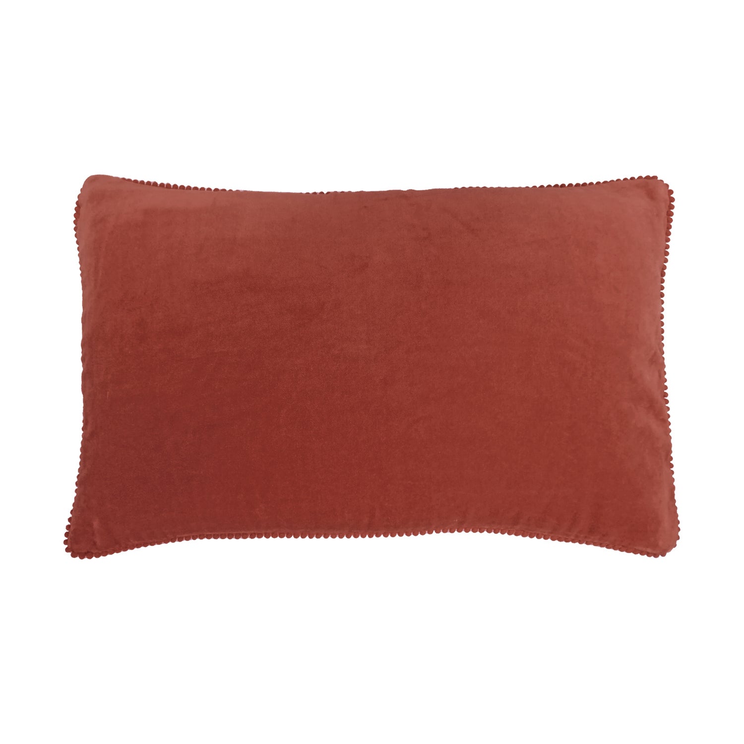 Coussin velours terre de sienne 30x50 | Leroy Merlin