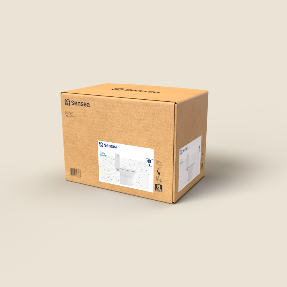 Pack sanita profundidade 60cm saída dupla branco Sensea Easy - 12