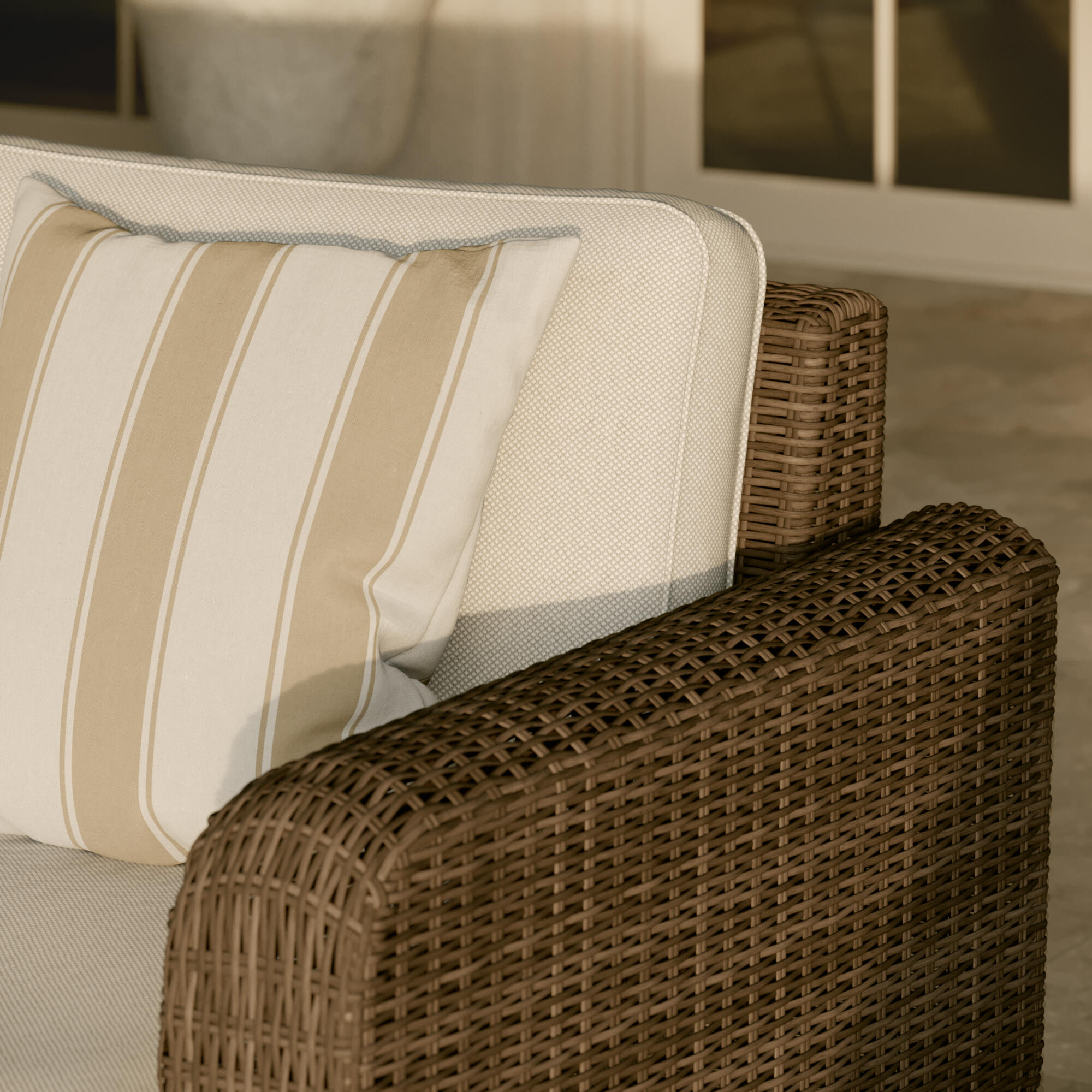 Sofá jardim relax efeito madeira Nerea Naterial - 5