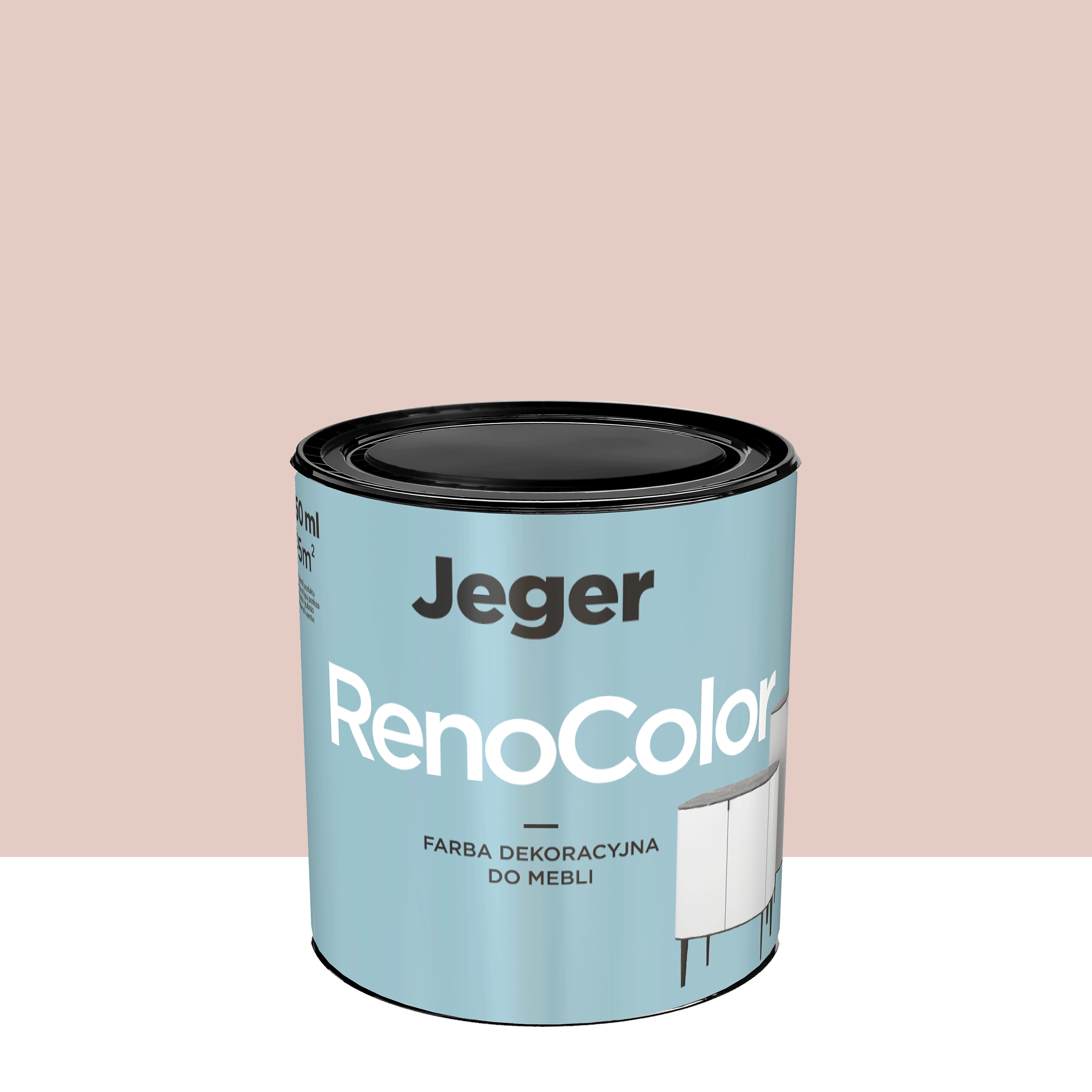 Farba do mebli RenoColor 0.45 l Pudrowy Jeger