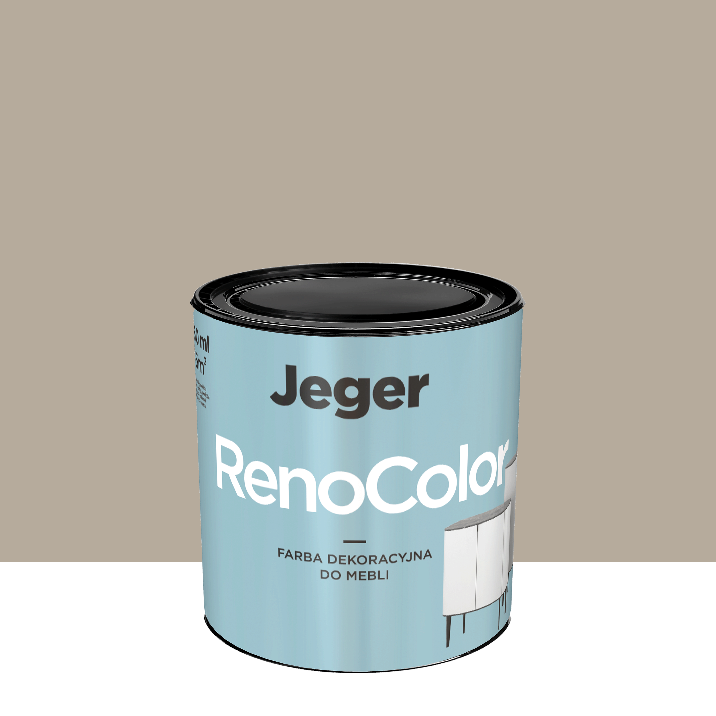 Farba do mebli RenoColor 0.45 l Mocca Jeger