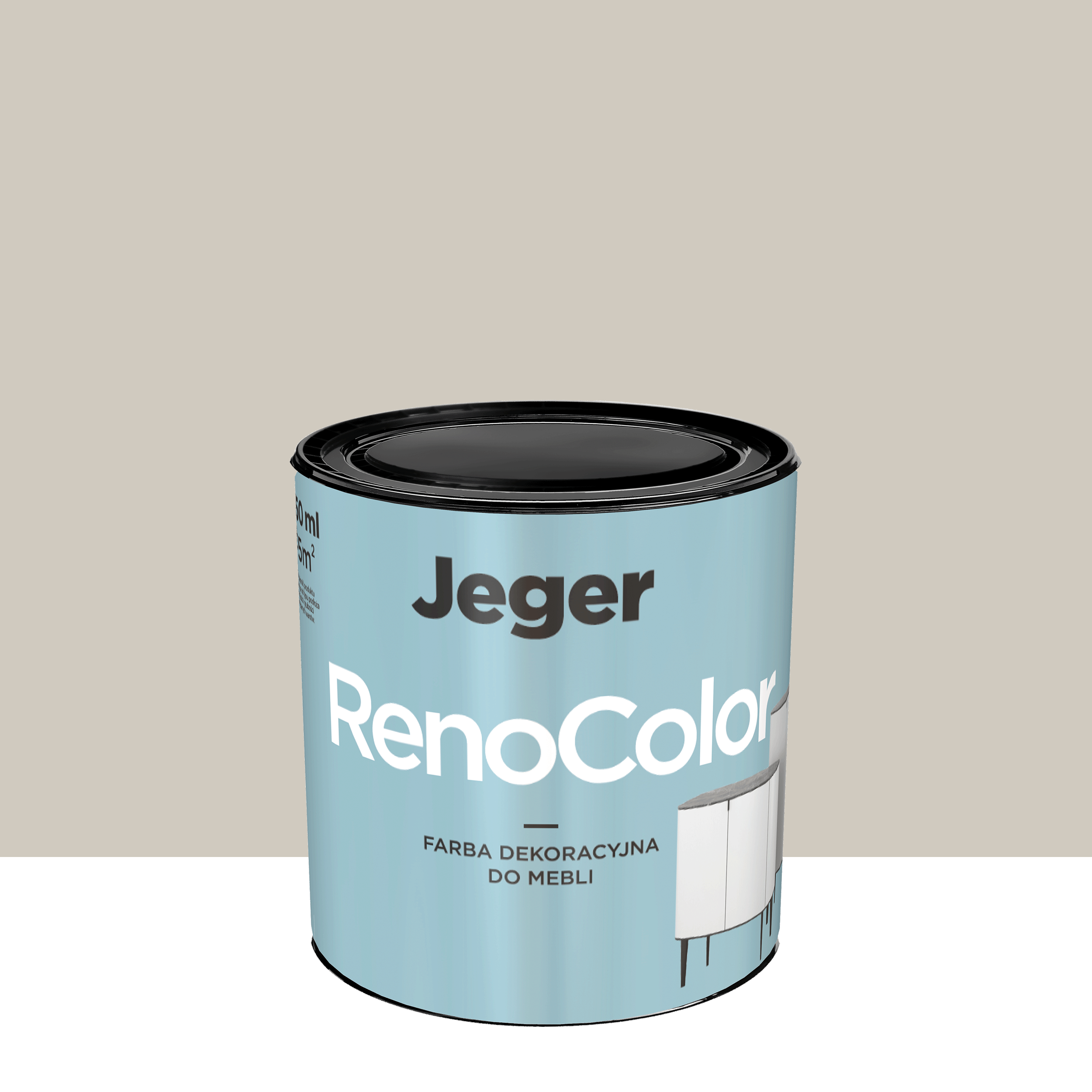 Farba do mebli RenoColor 0.45 l Ciepły szary Jeger