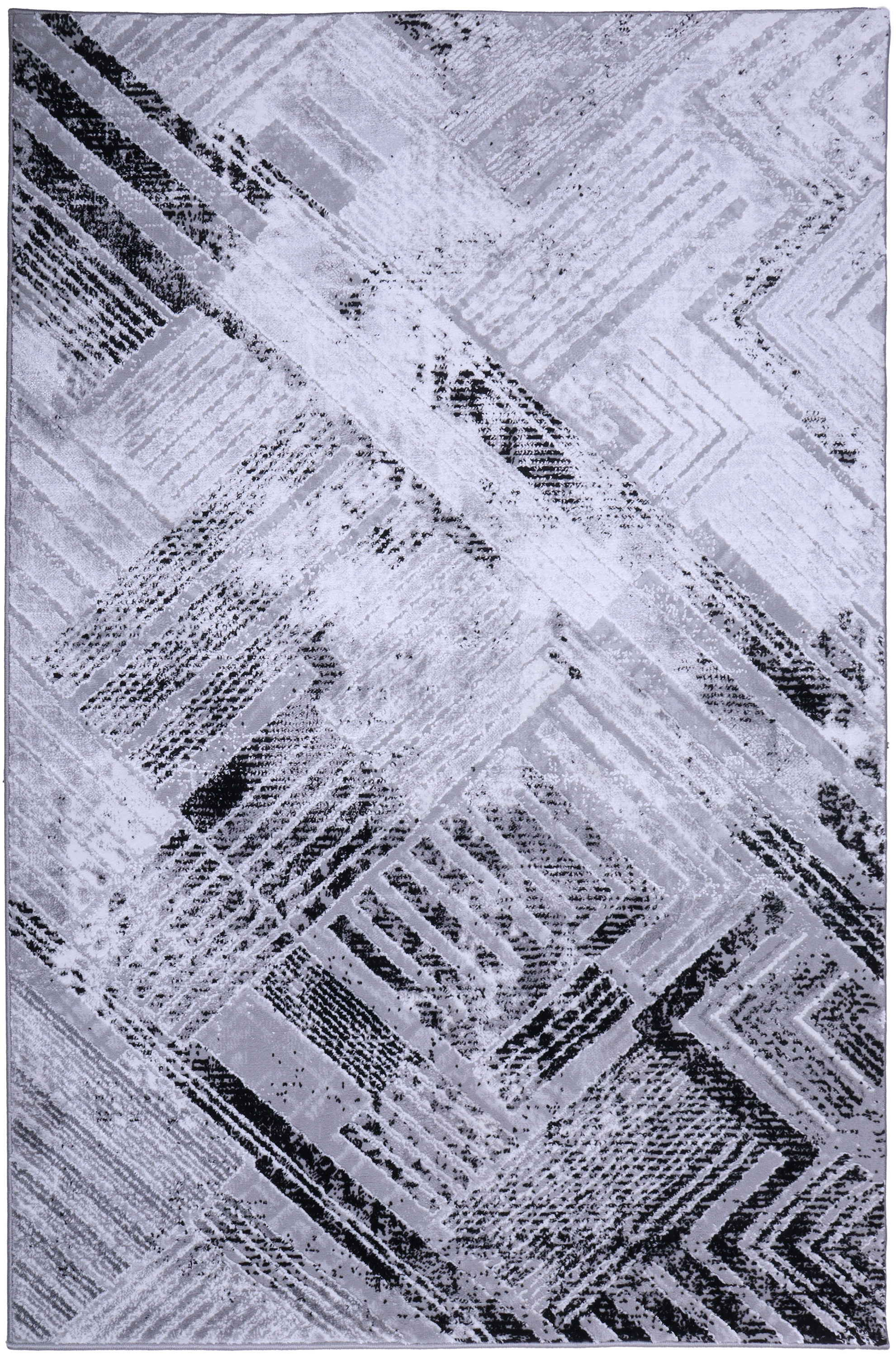 Dywan Pacyfik szaro-czarny 120 x 170 cm