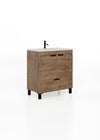 Mueble de baño Carol roble claro 80x45 cm (lavabo no incluido)