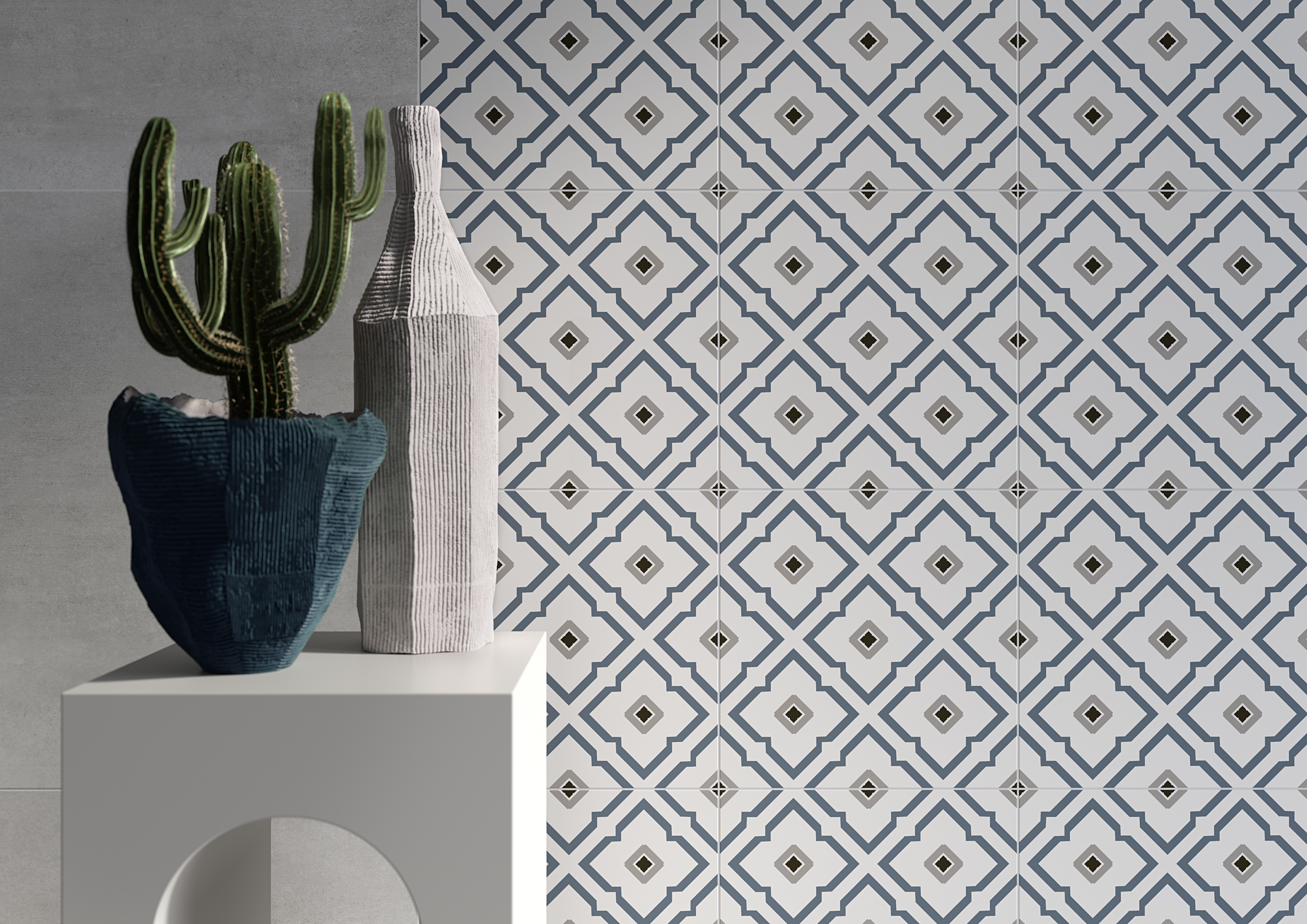 Gres szkliwiony Univero Geometric 29,8x29,8 Cersanit - 9