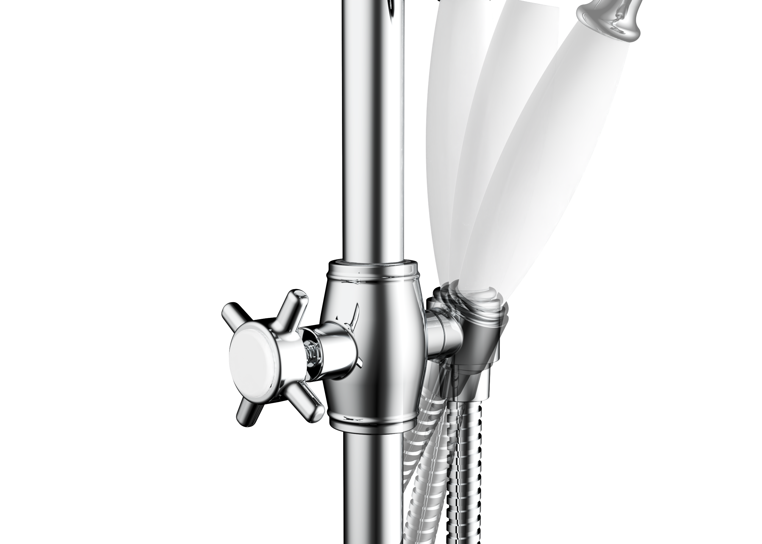 Colonne de douche mitigeur mécanique 1 jet(s) chrome Charm SENSEA - 6