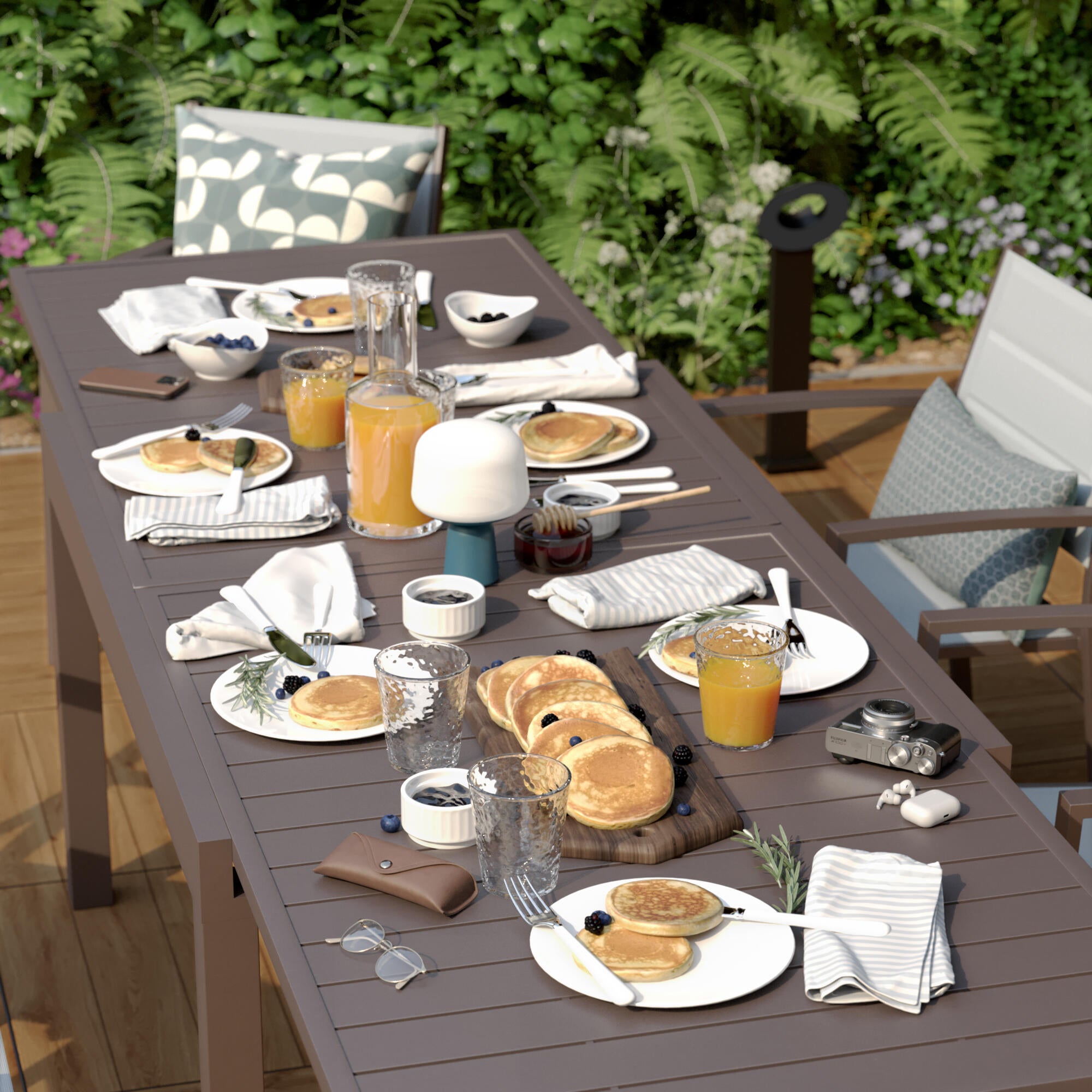 Cadeira de alumínio NATERIAL ORION BETA II MOKA - 32