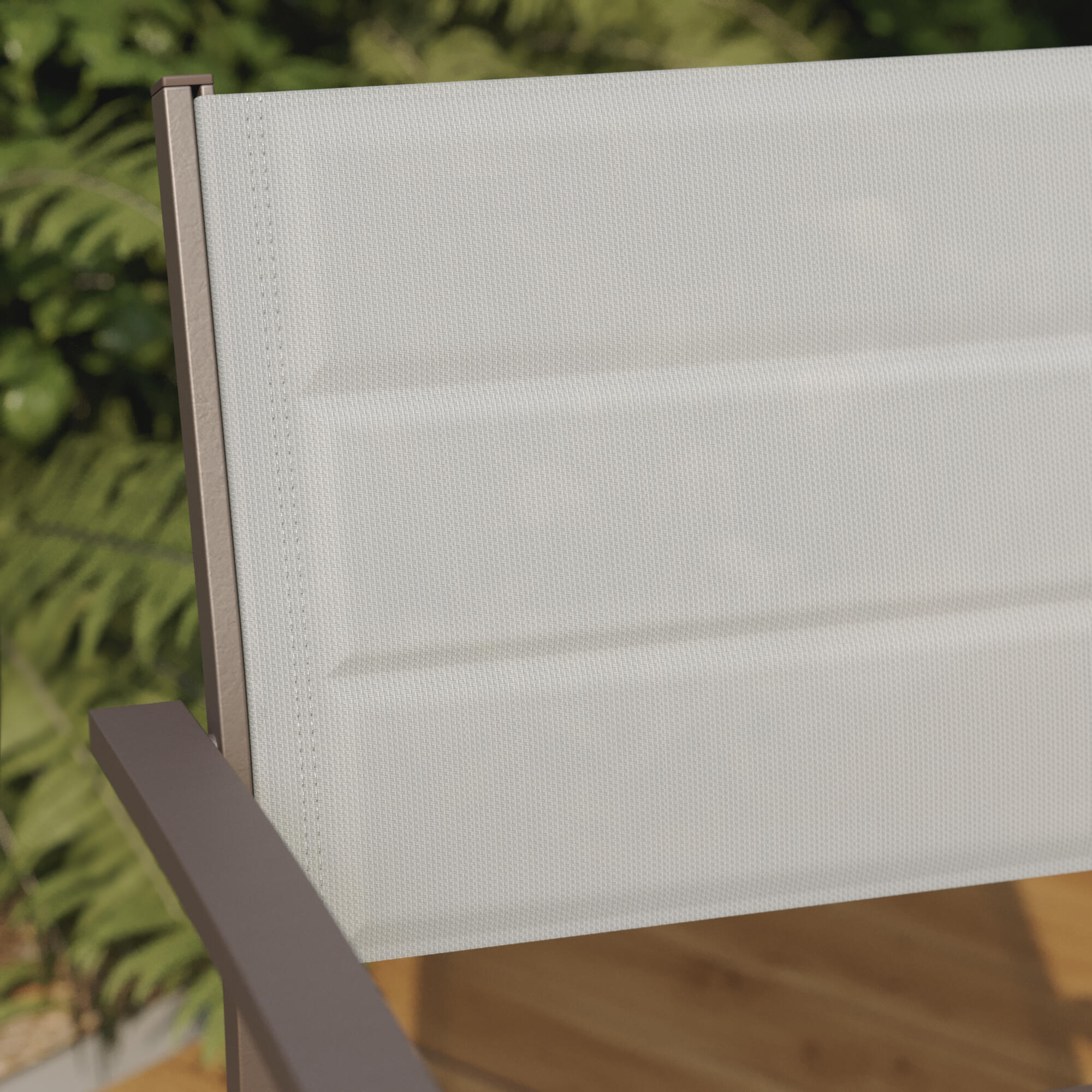 Cadeira de alumínio NATERIAL ORION BETA II MOKA - 7