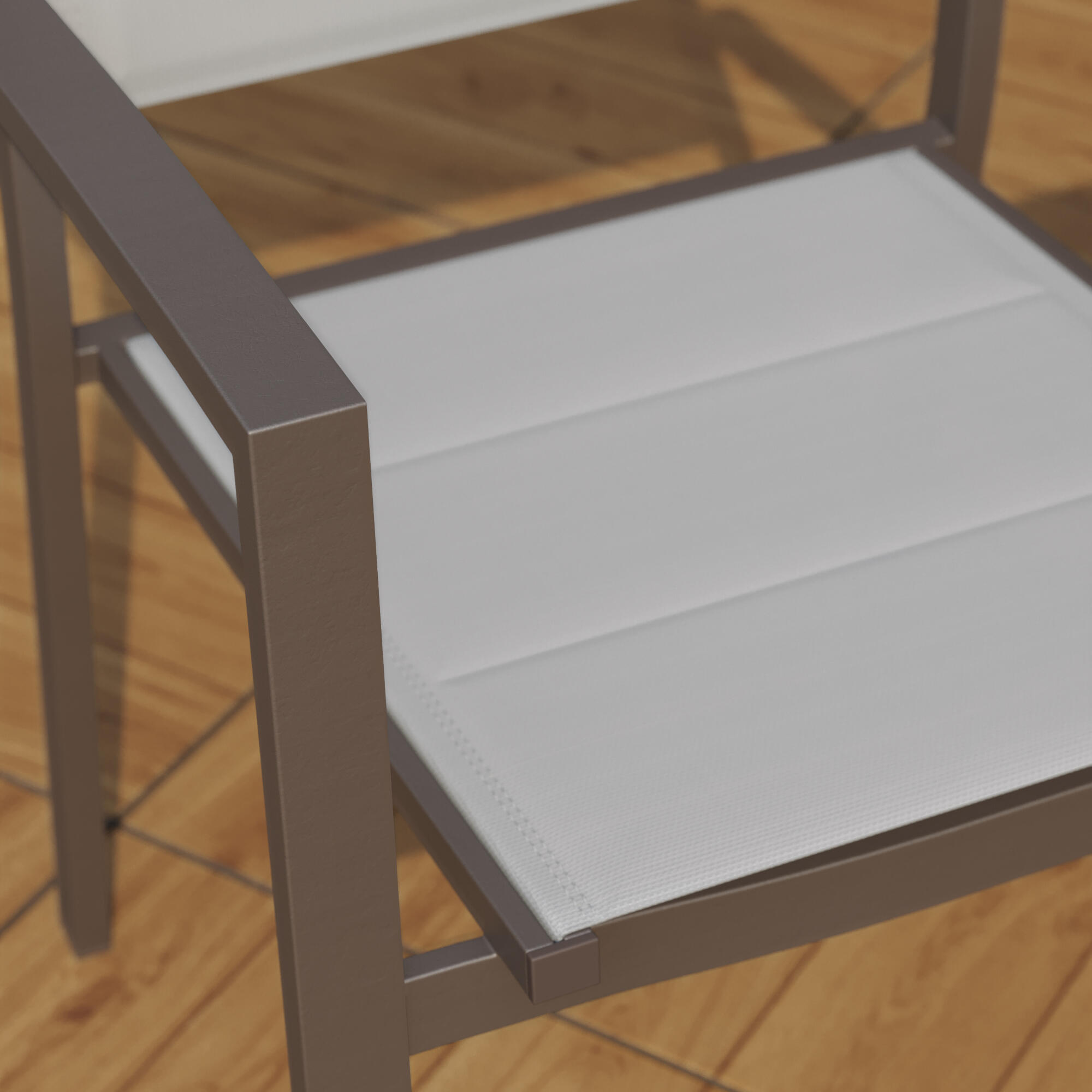 Cadeira de alumínio NATERIAL ORION BETA II MOKA - 5