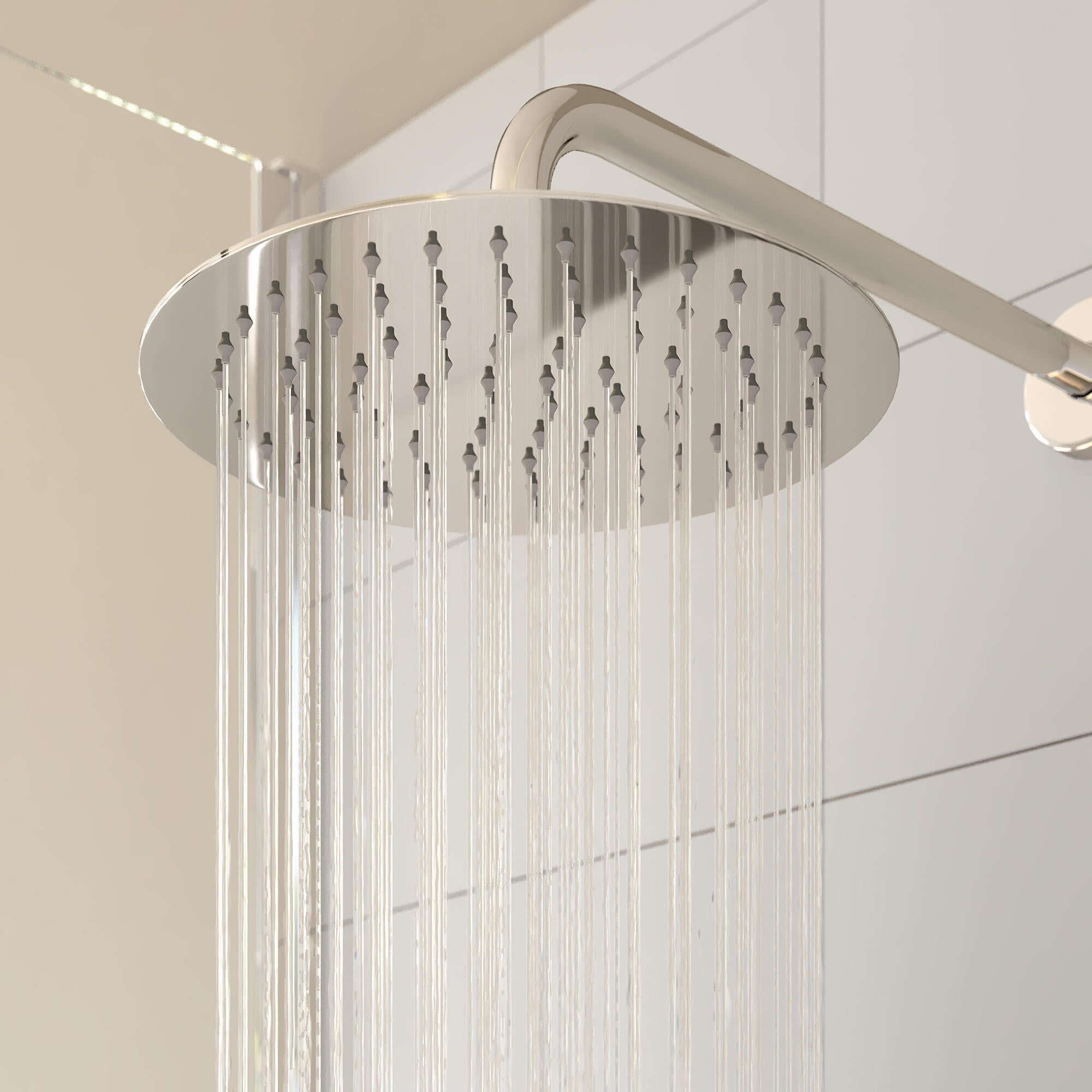 Cabeça de duche 25 cm cromado Sensea Icone - 4