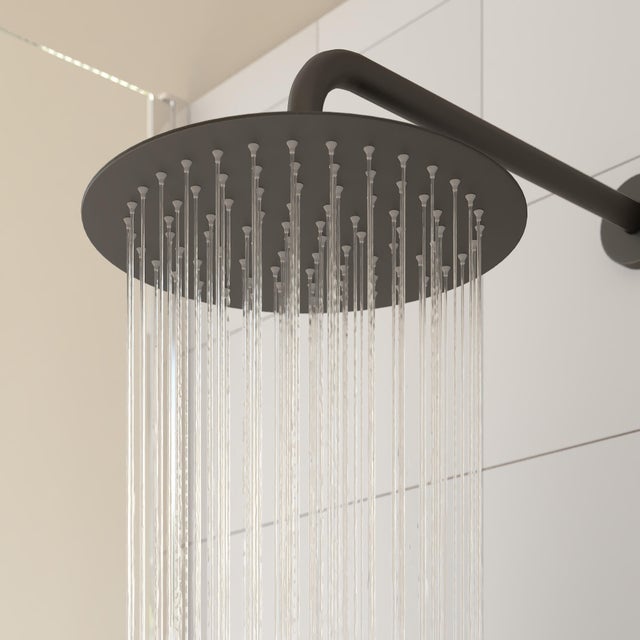 Tête de douche rond acier inoxydable H.25 Icone SENSEA