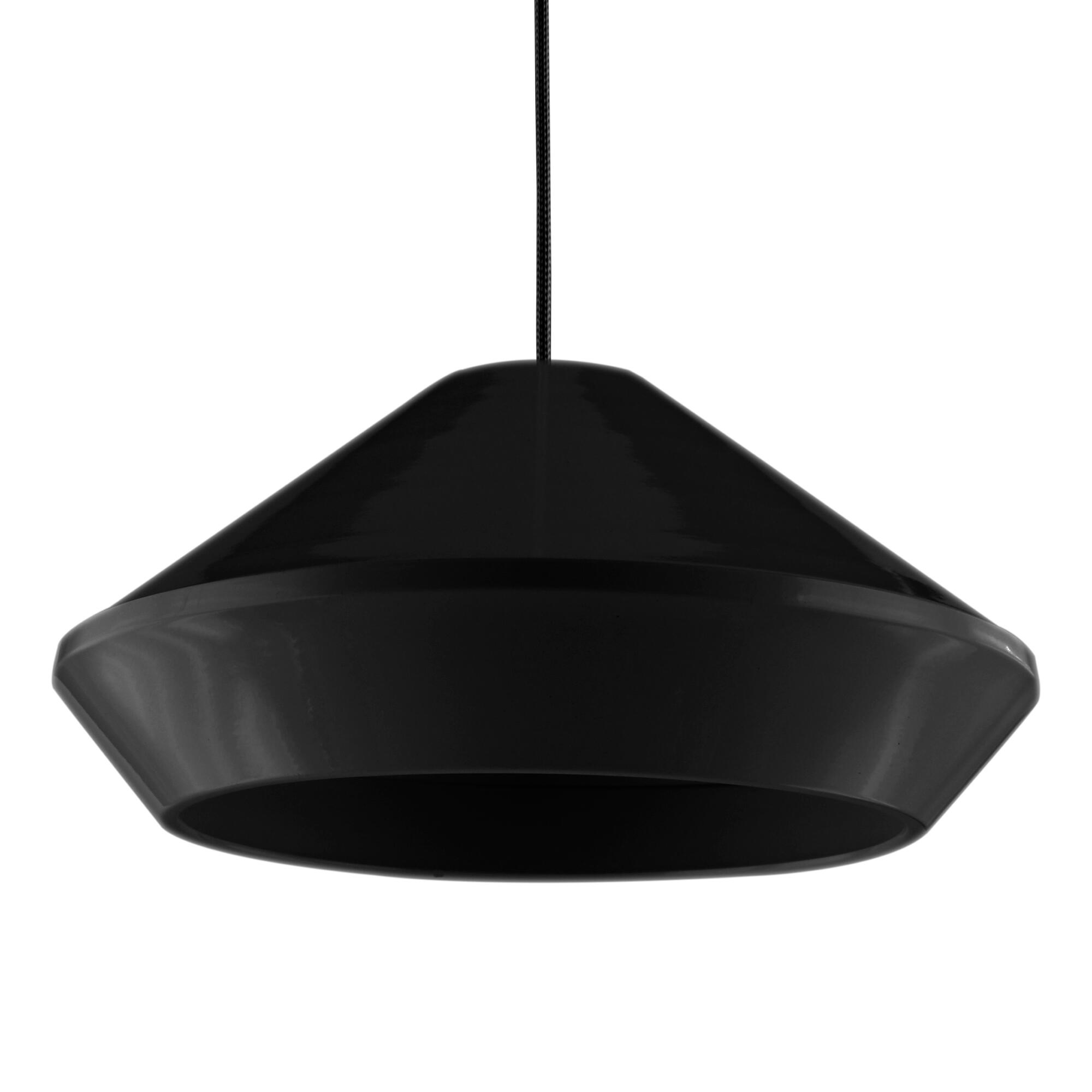 Lámpara de techo halos e27 negro