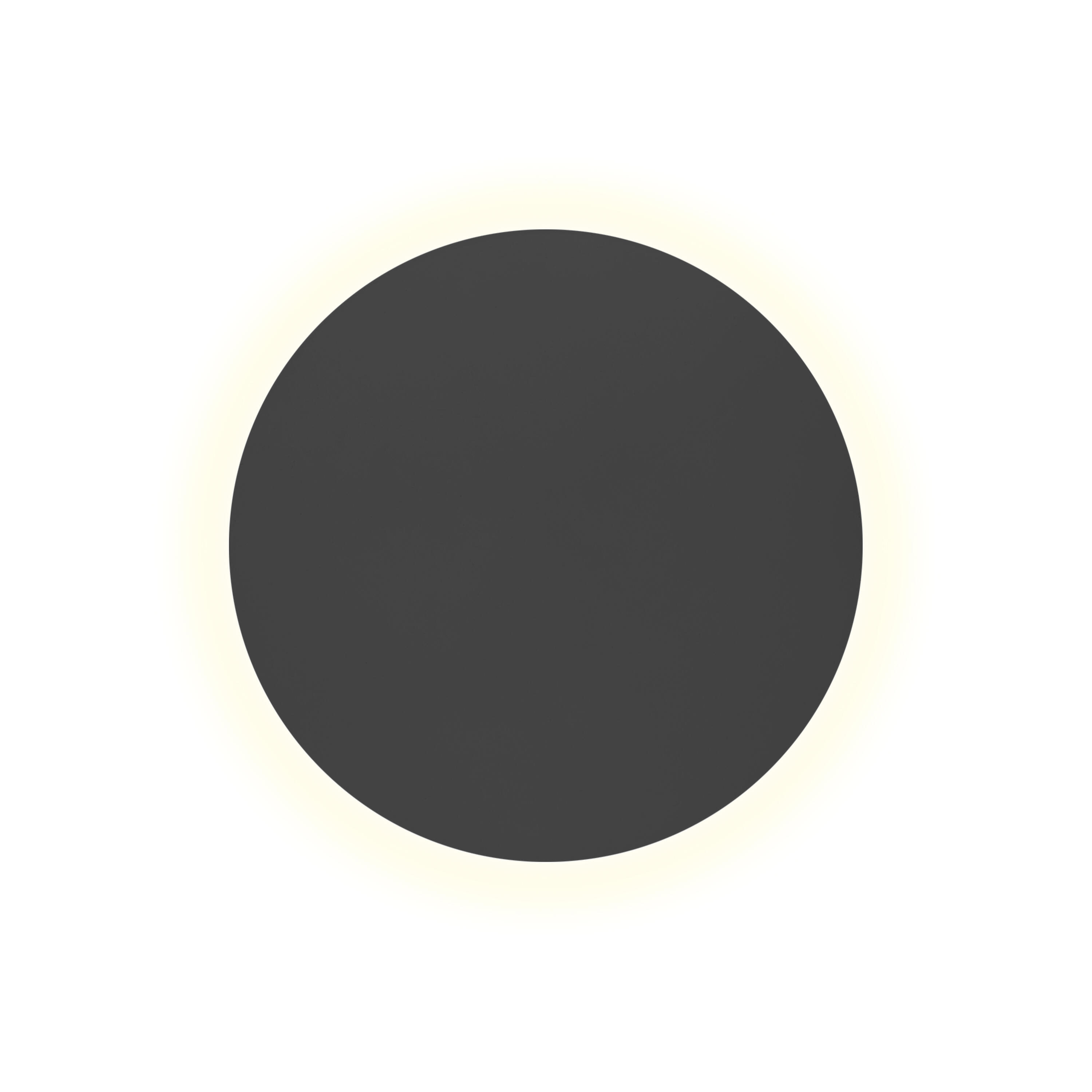 Aplique bora bora led 16w blanco cálido negro