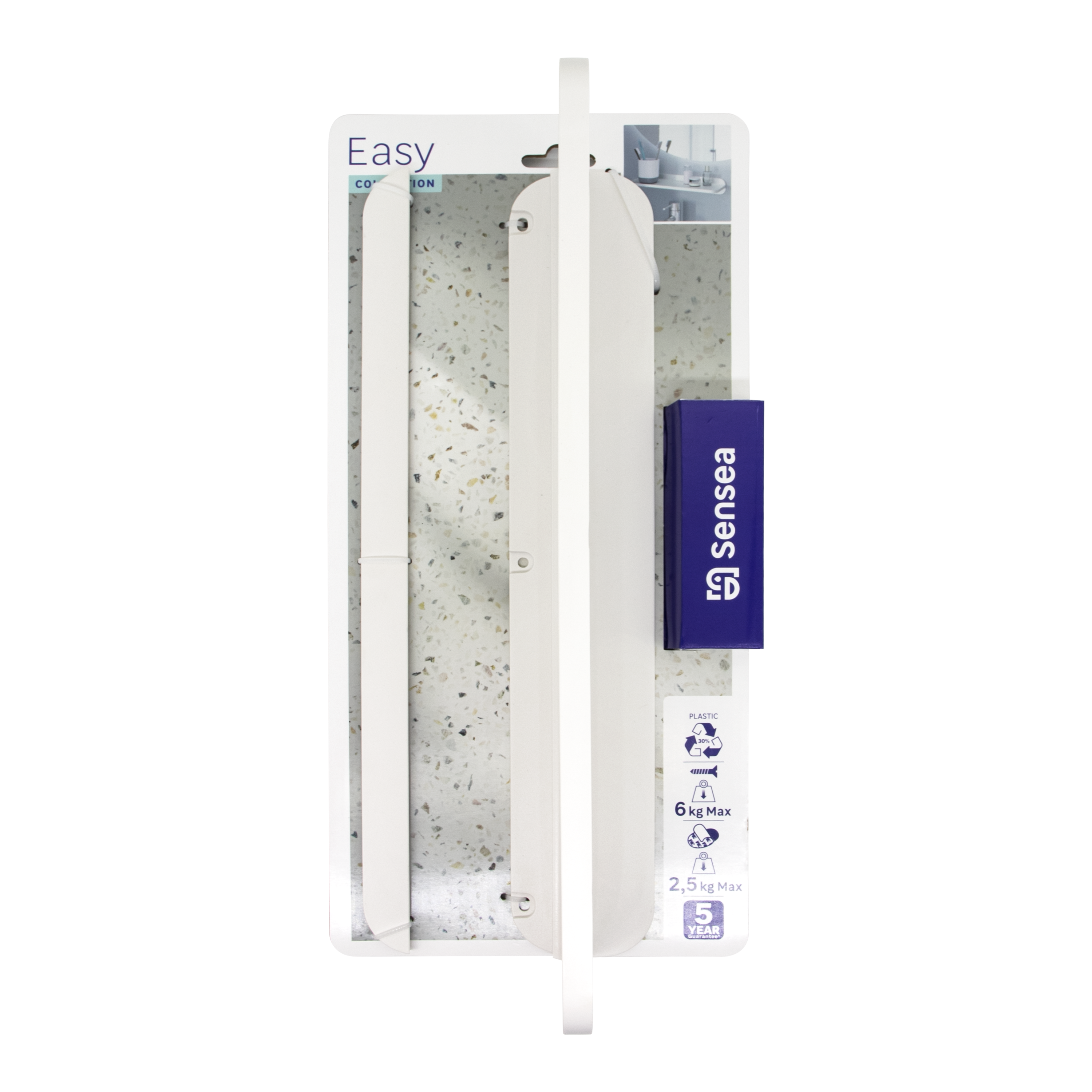 Półka łazienkowa 35 Biały Mat Sensea - 5