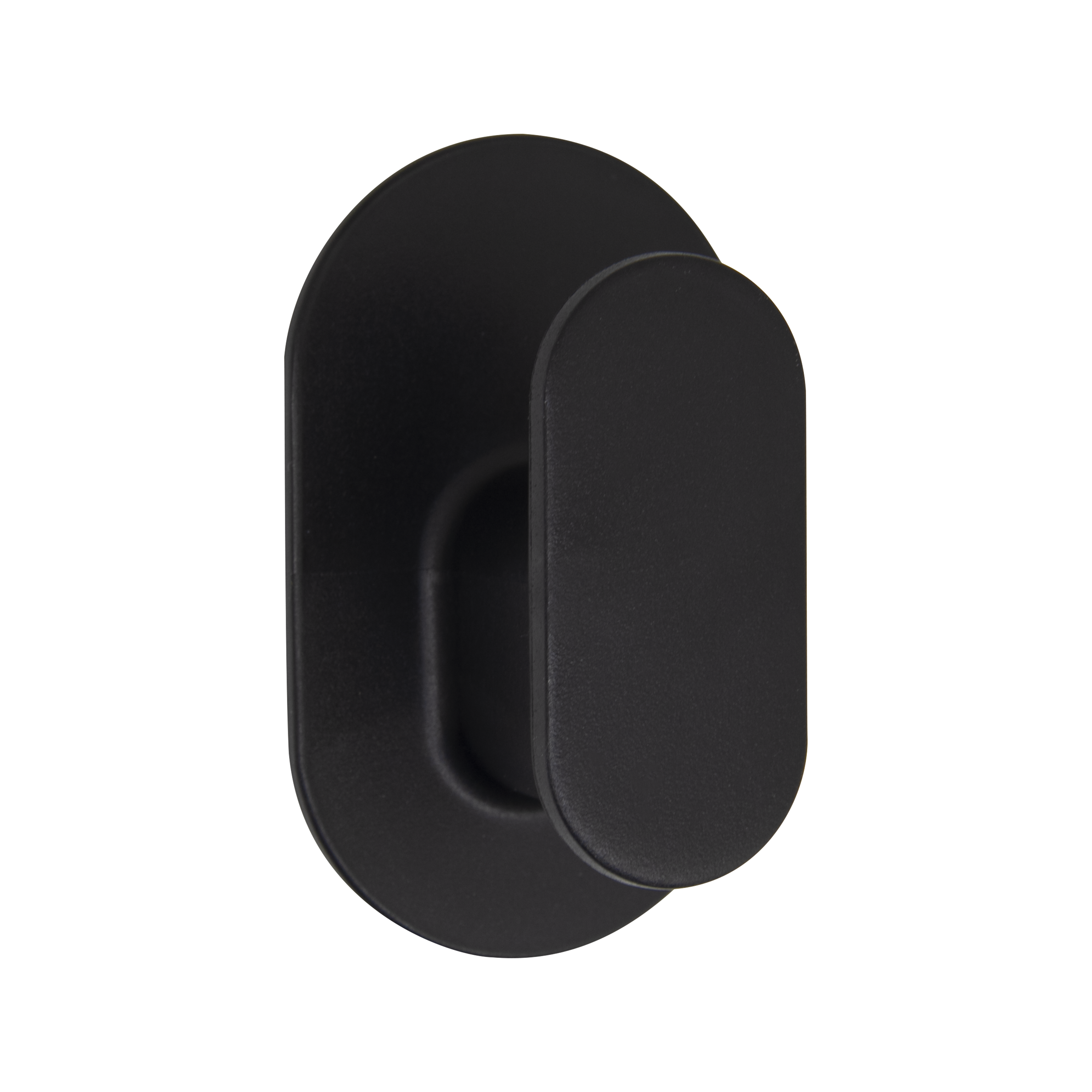 Percha/perchero easy abs negro con 1 gancho