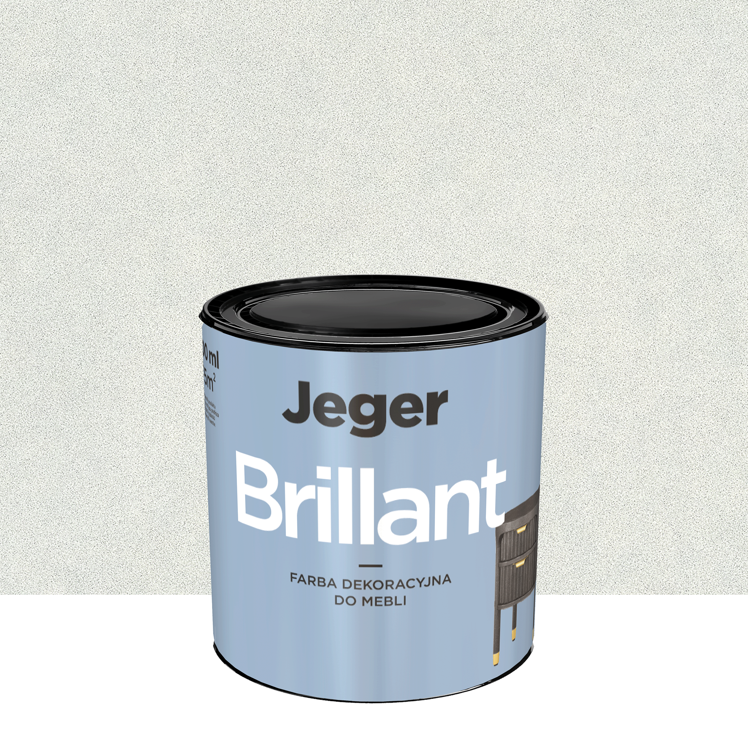 Farba do mebli Brilliant 0.5 l Nikiel Jeger