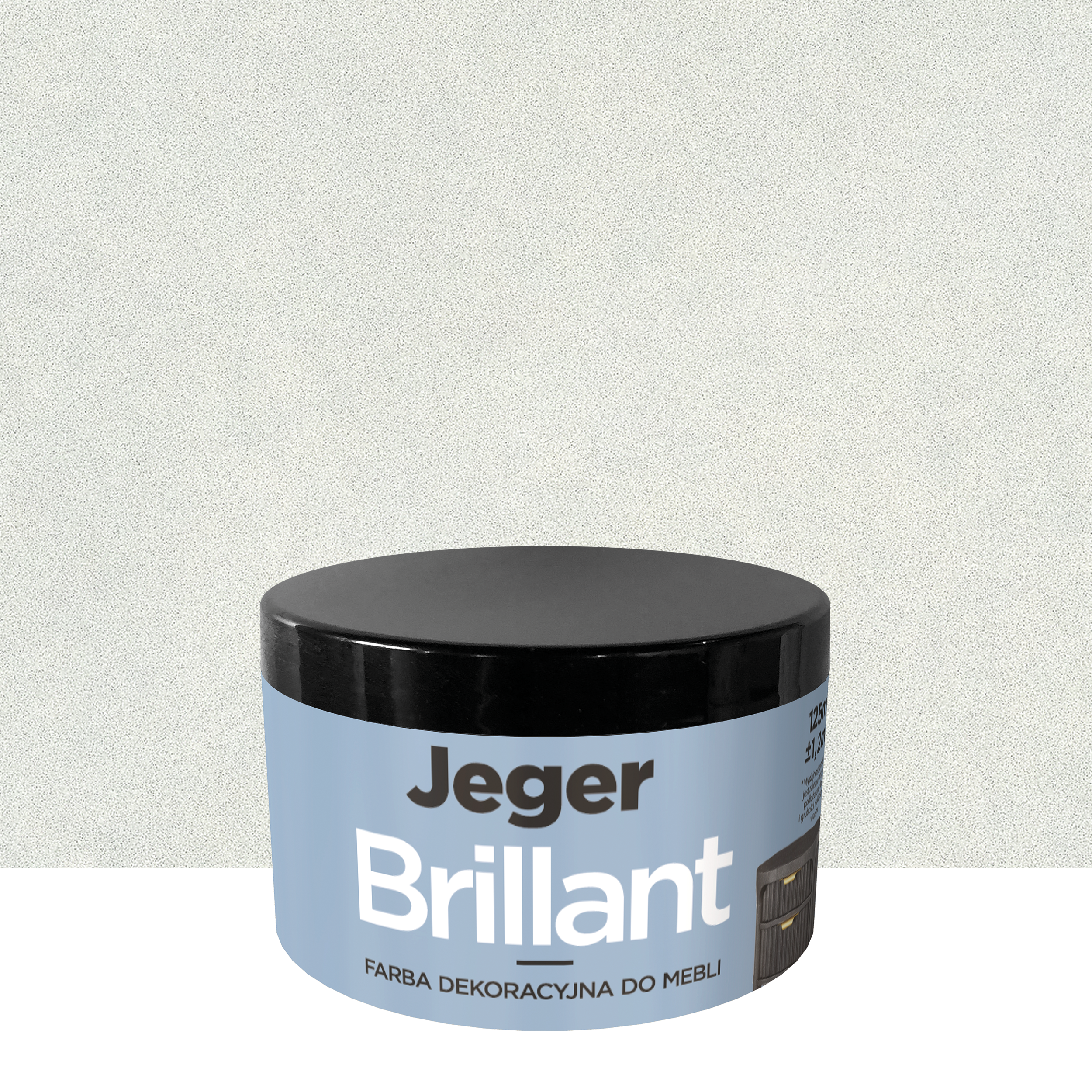 Farba do mebli Brilliant 0.125 l Nikiel Jeger