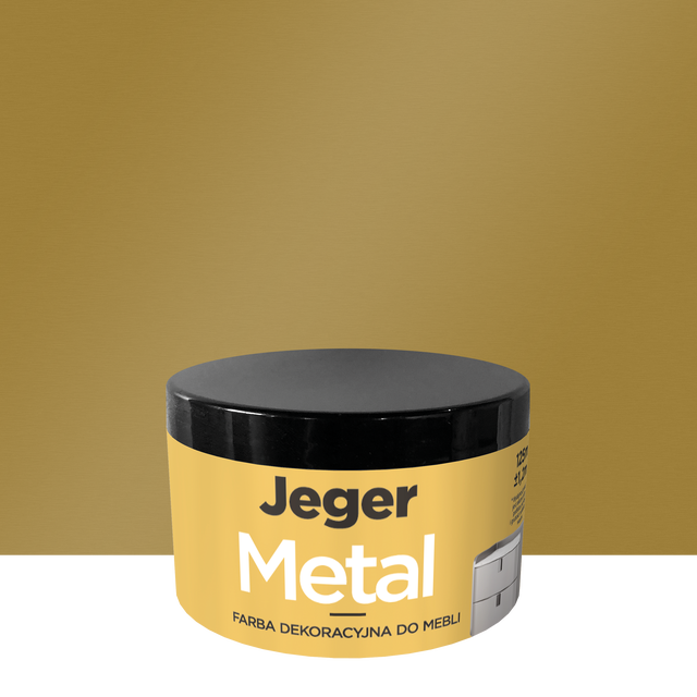 Farba do mebli Metal 0.125 l Stare złoto Jeger