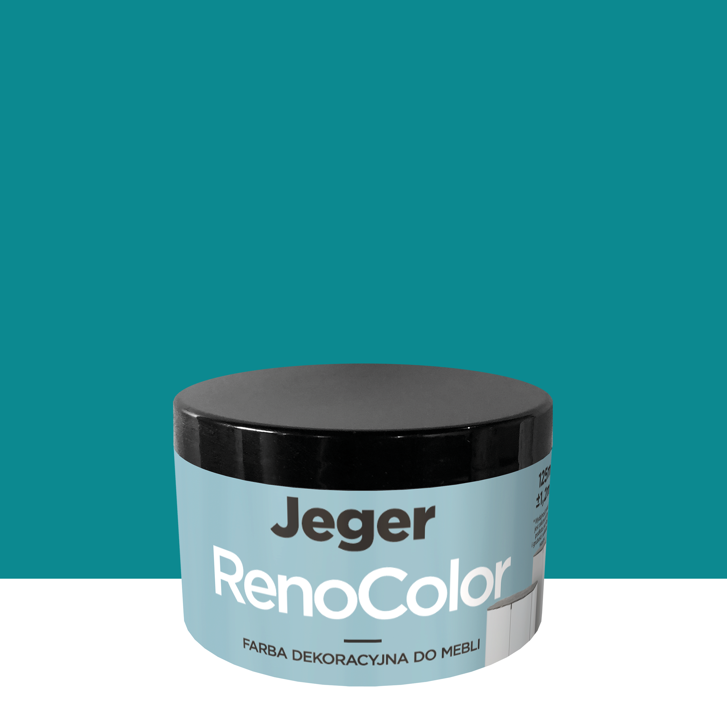 Farba do mebli RenoColor 0.125 l Curacao Jeger