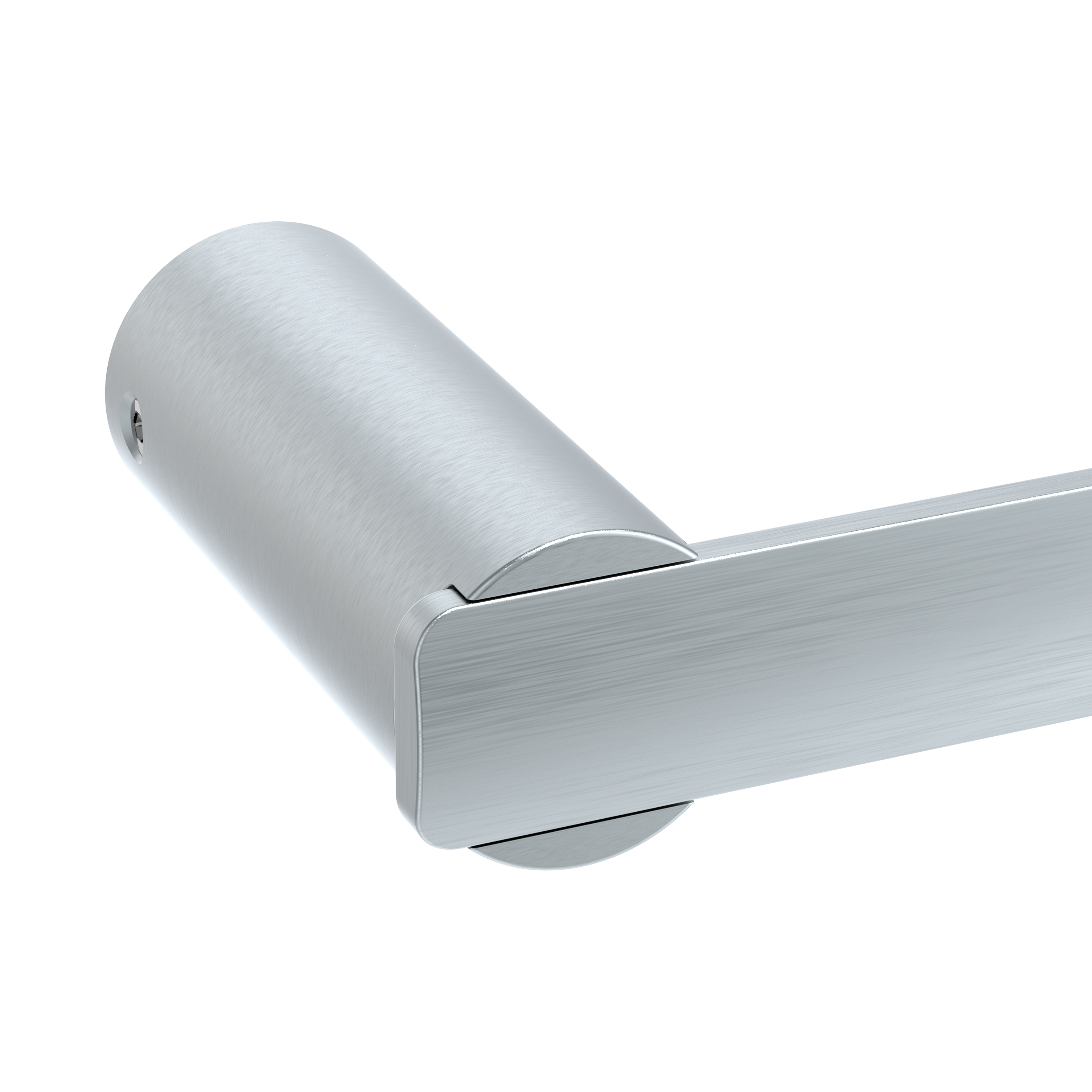 Portarrollos de papel higiénico Neo plata tornillos - 5