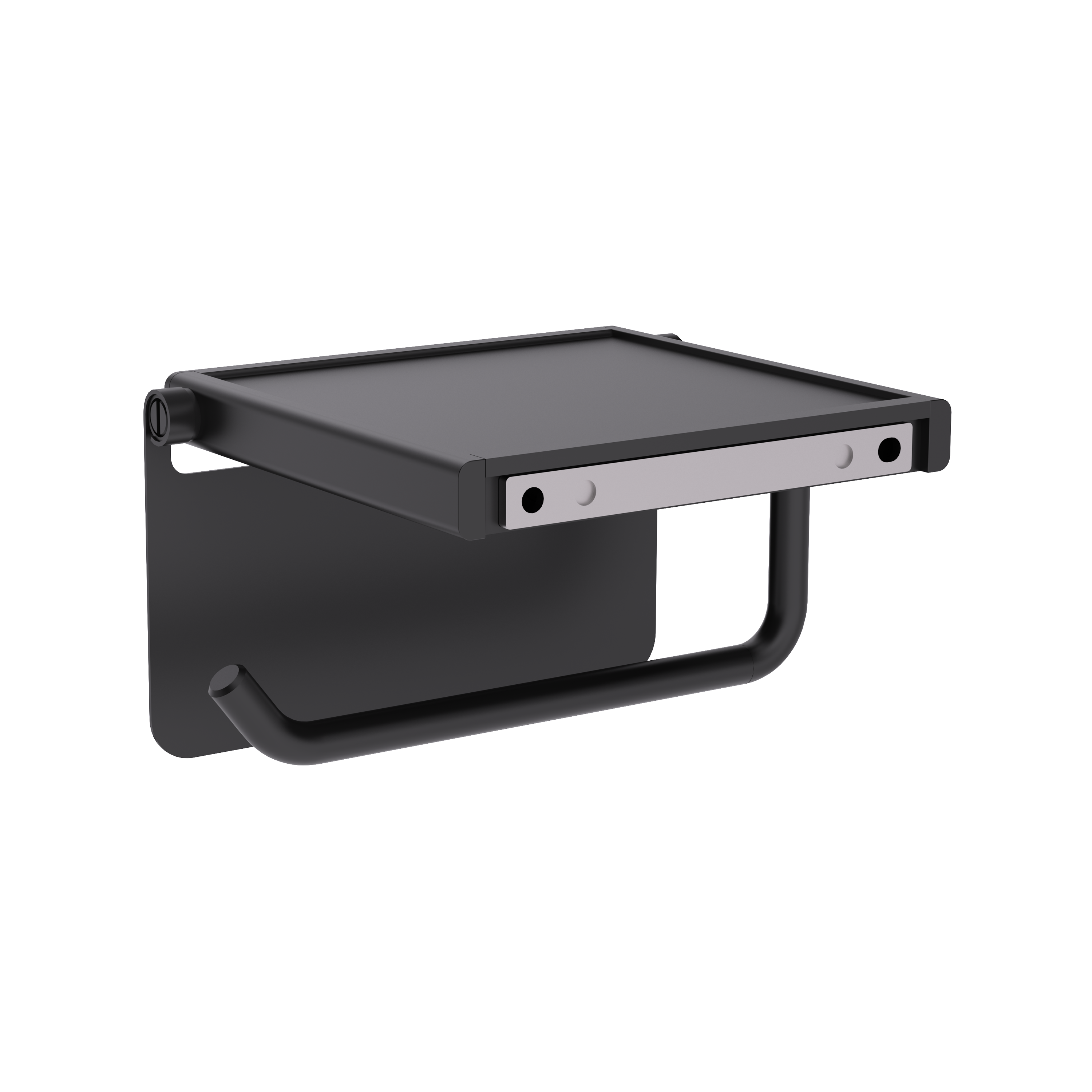 Dérouleur papier WC Neo à visser noir - 3