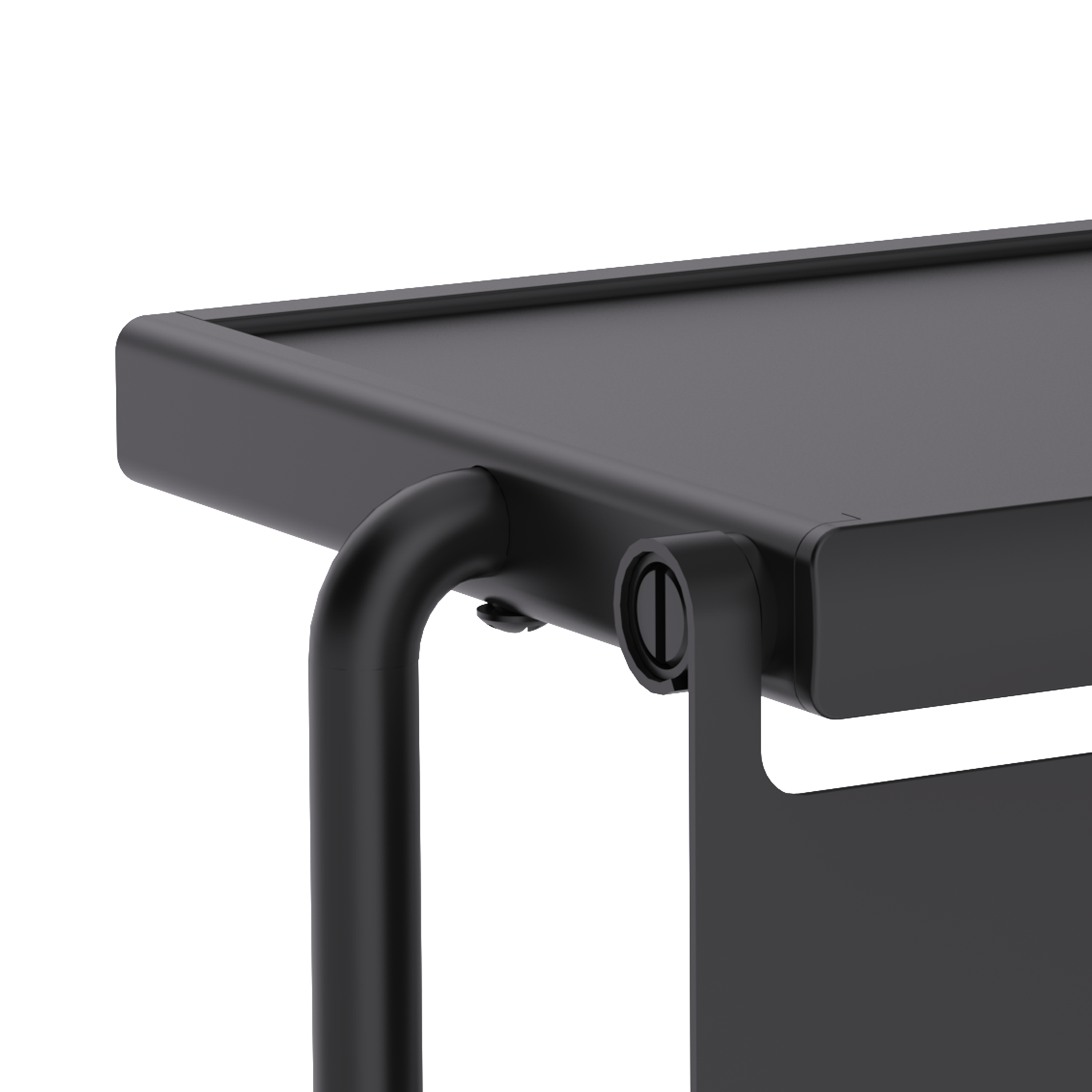 Dérouleur papier WC Neo à visser noir - 2