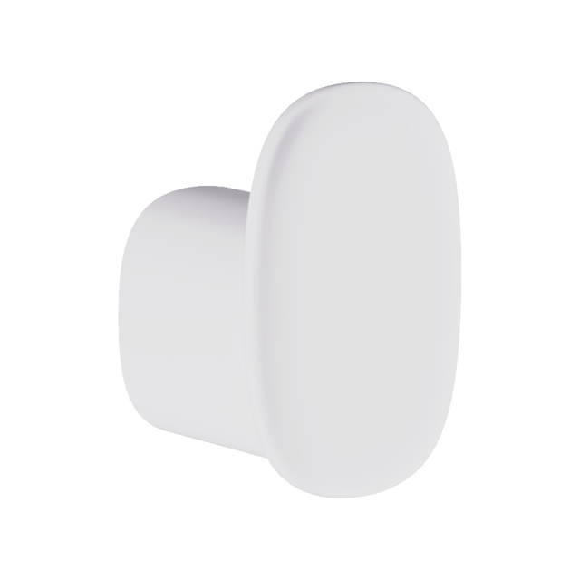 Patère à visser, l. 2,9 x H. 4,9 x P. 3,6 cm, blanc, Remix SENSEA