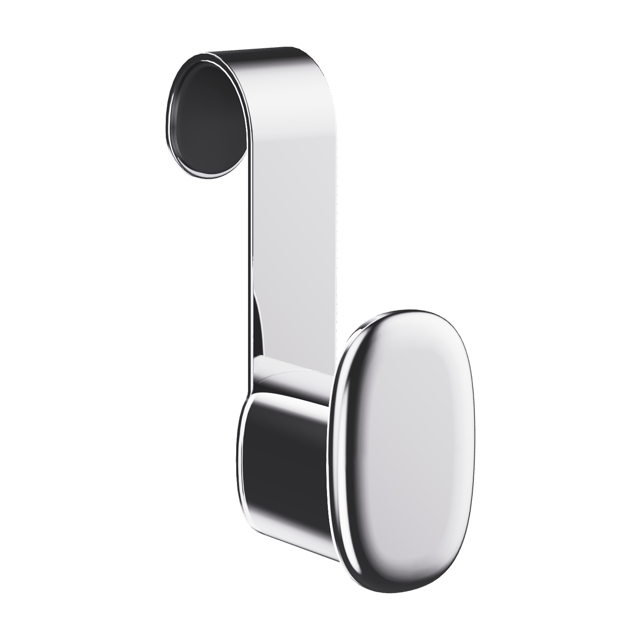 Crochet pour radiateur sèche-serviettes, gris / argent chromé SENSEA