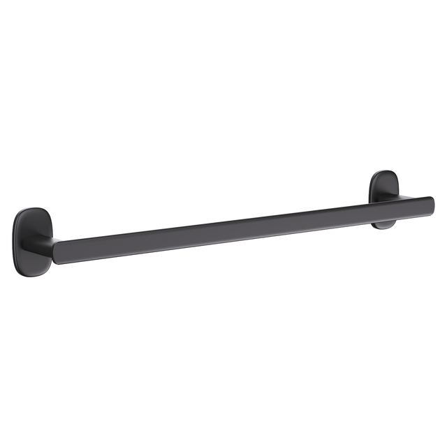 Toalheiro barra de fixar 50 cm preto Remix Dual