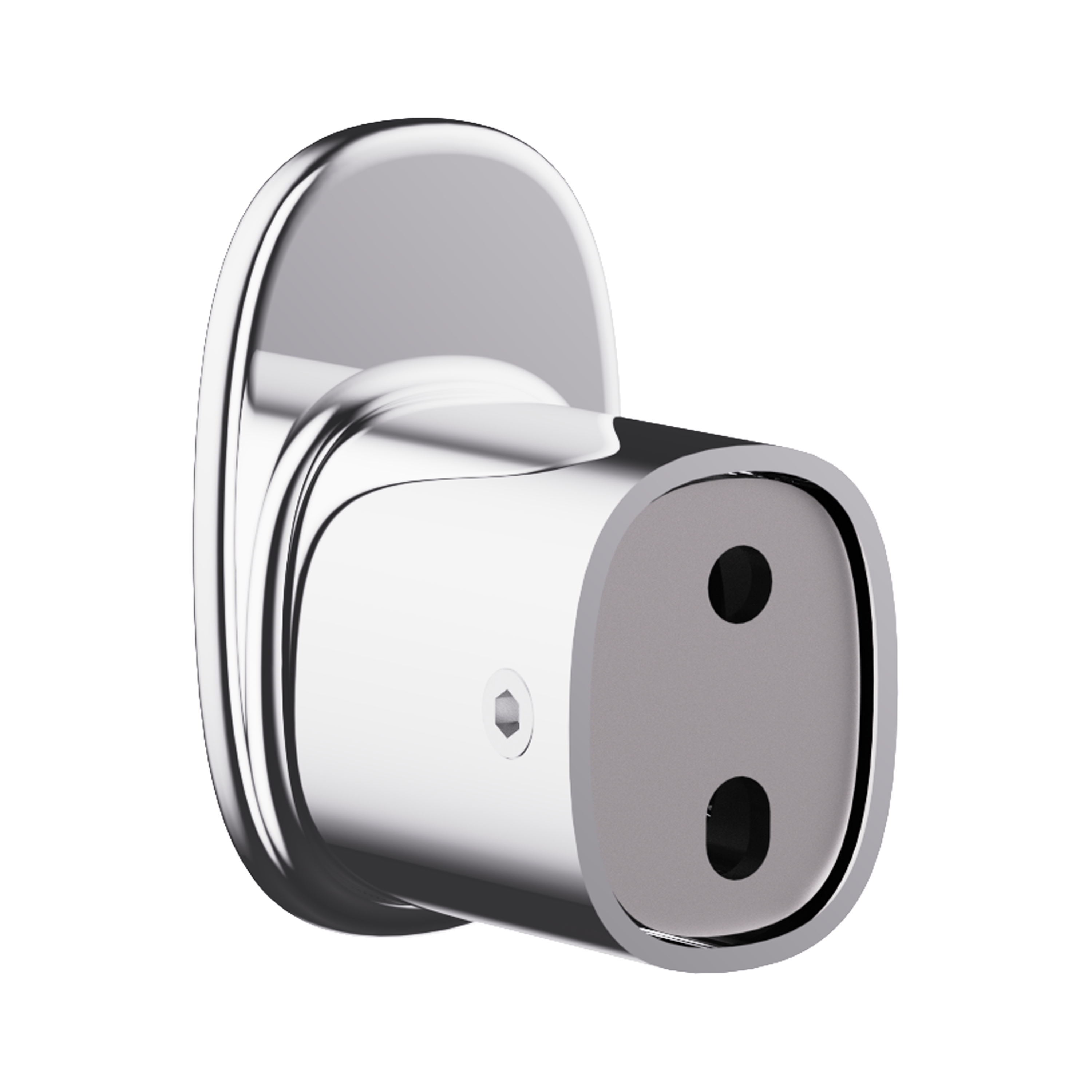 Patère à visser gris / argent Remix SENSEA - 3