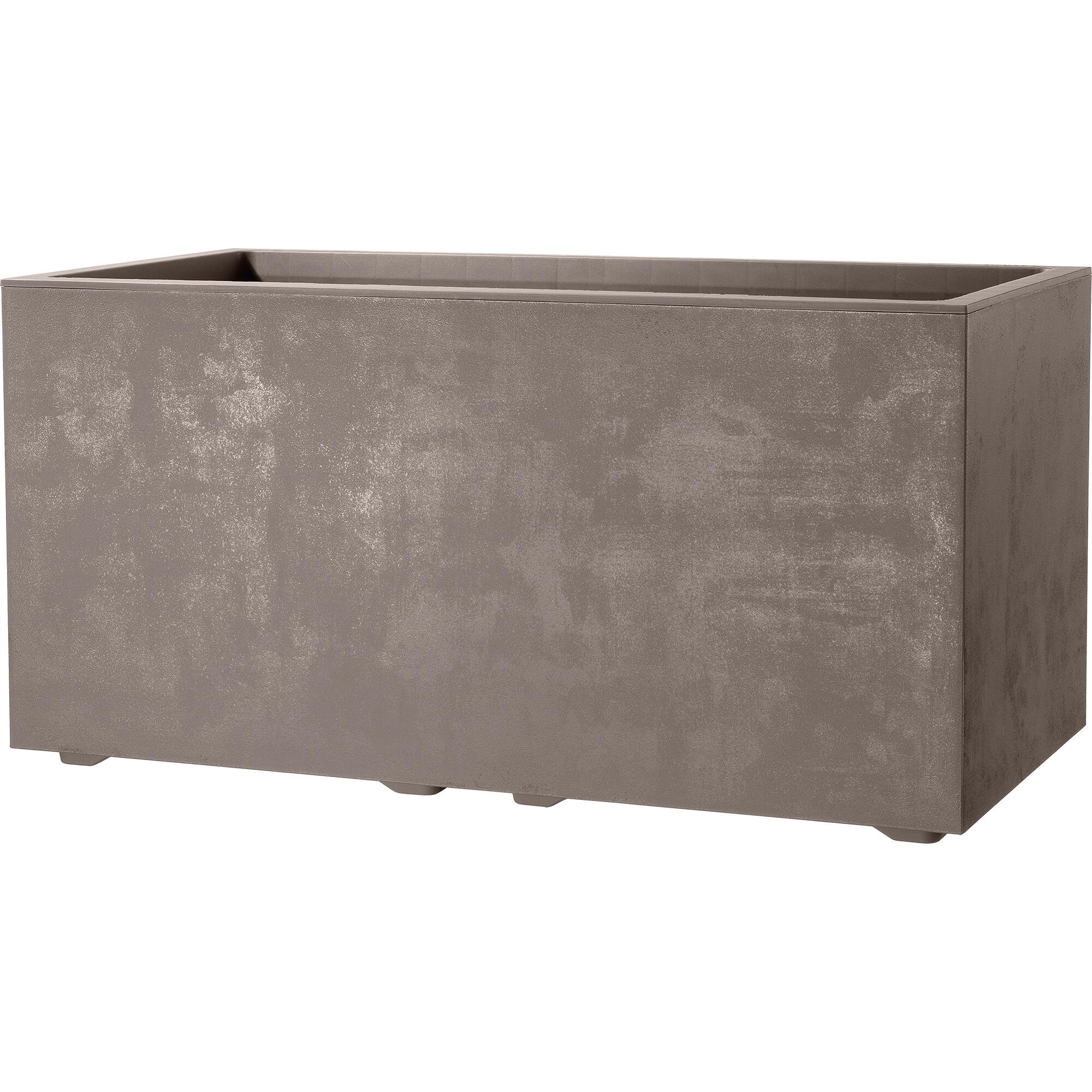 Jardinera auto riego millennium 99 x 38 x 39 cm marr n leroy merlin