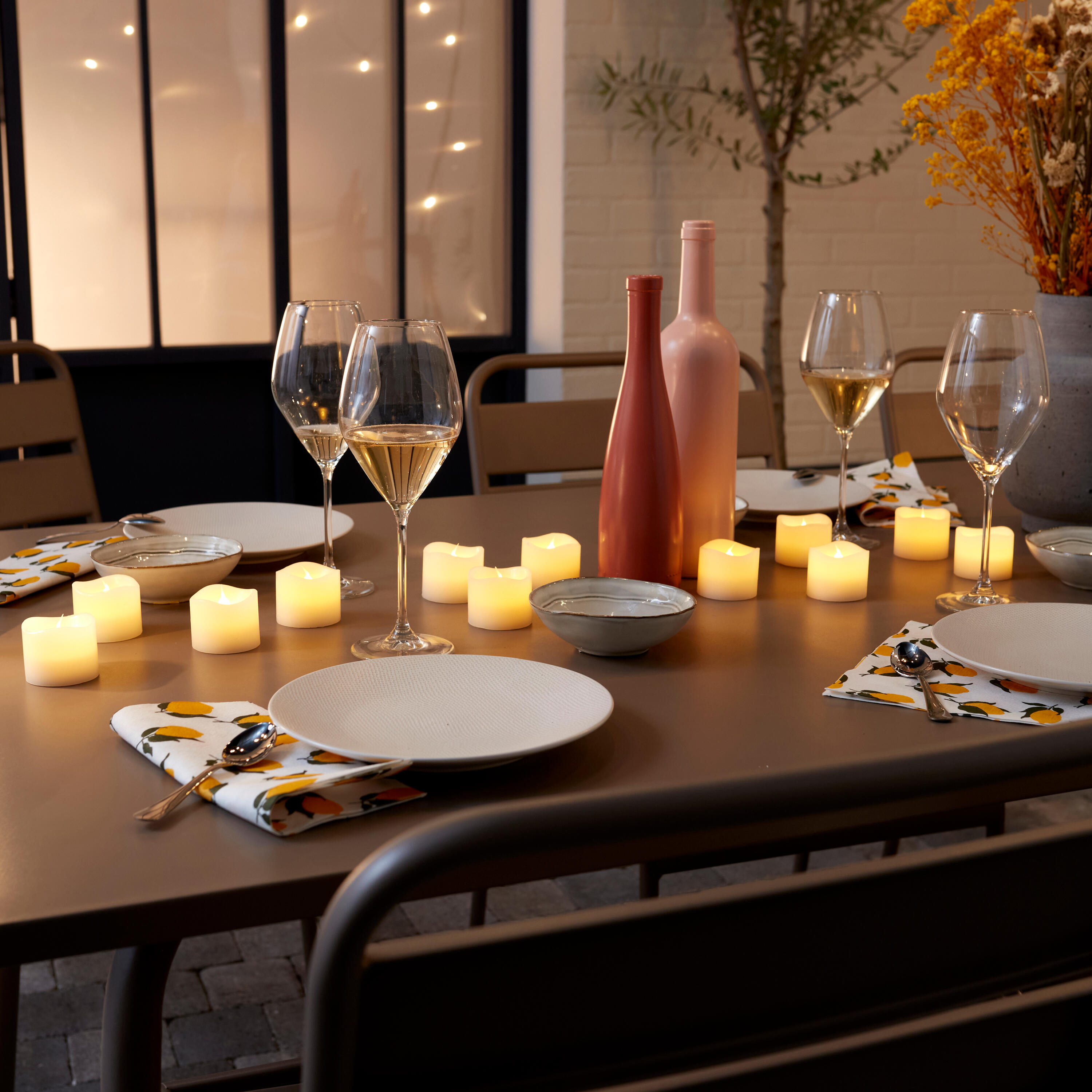 Pack 12 velas LED Buna USB 2200K IP44 Inspire - 9