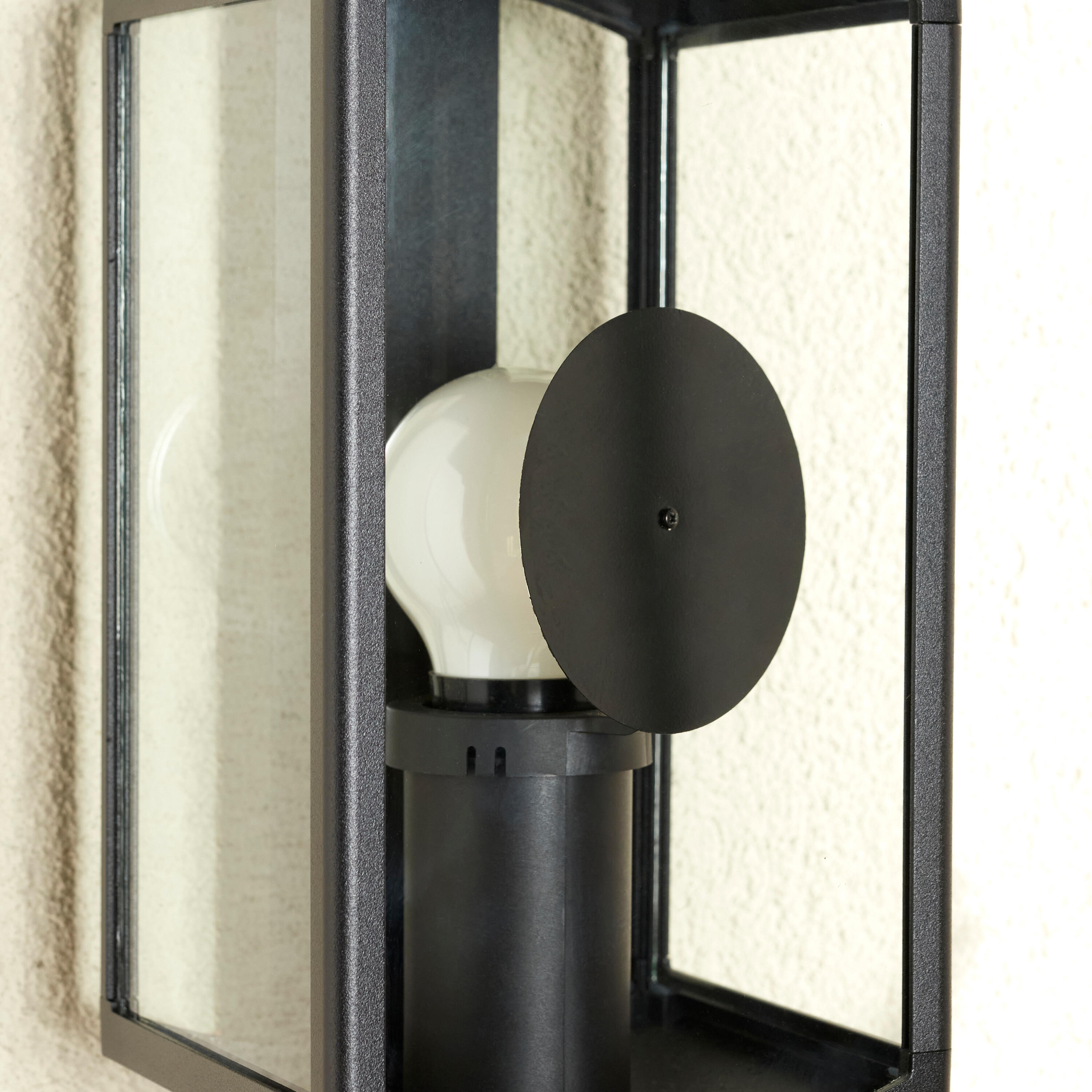 Applique extérieure Bord de mer, E27 max 25W noir Daroca INSPIRE - 6