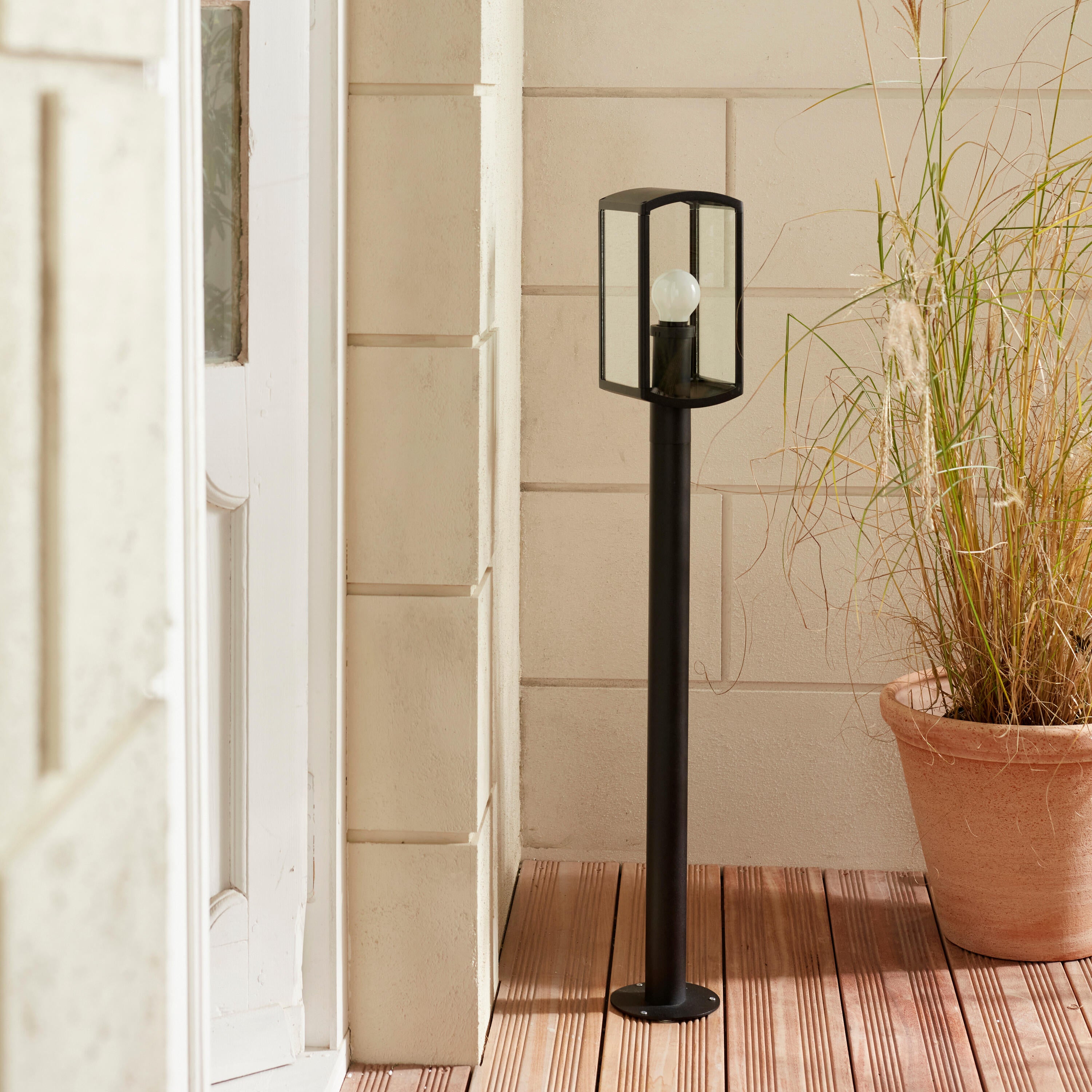 Potelet extérieur Bord de mer, E27 max 25W noir Daroca INSPIRE - 2