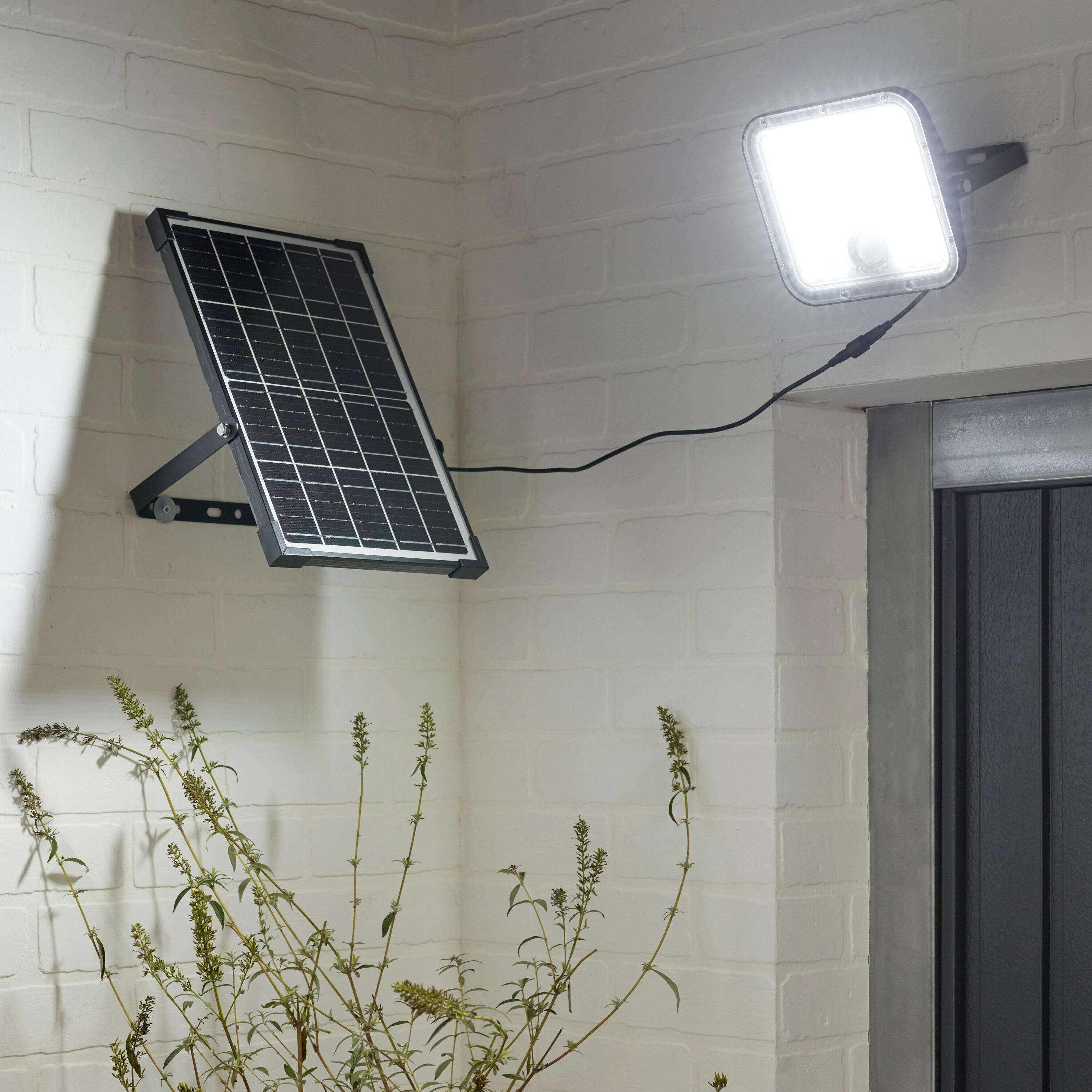 Projetor solar Pir 5000 lm 6500K ip65 preto Inspire - 16
