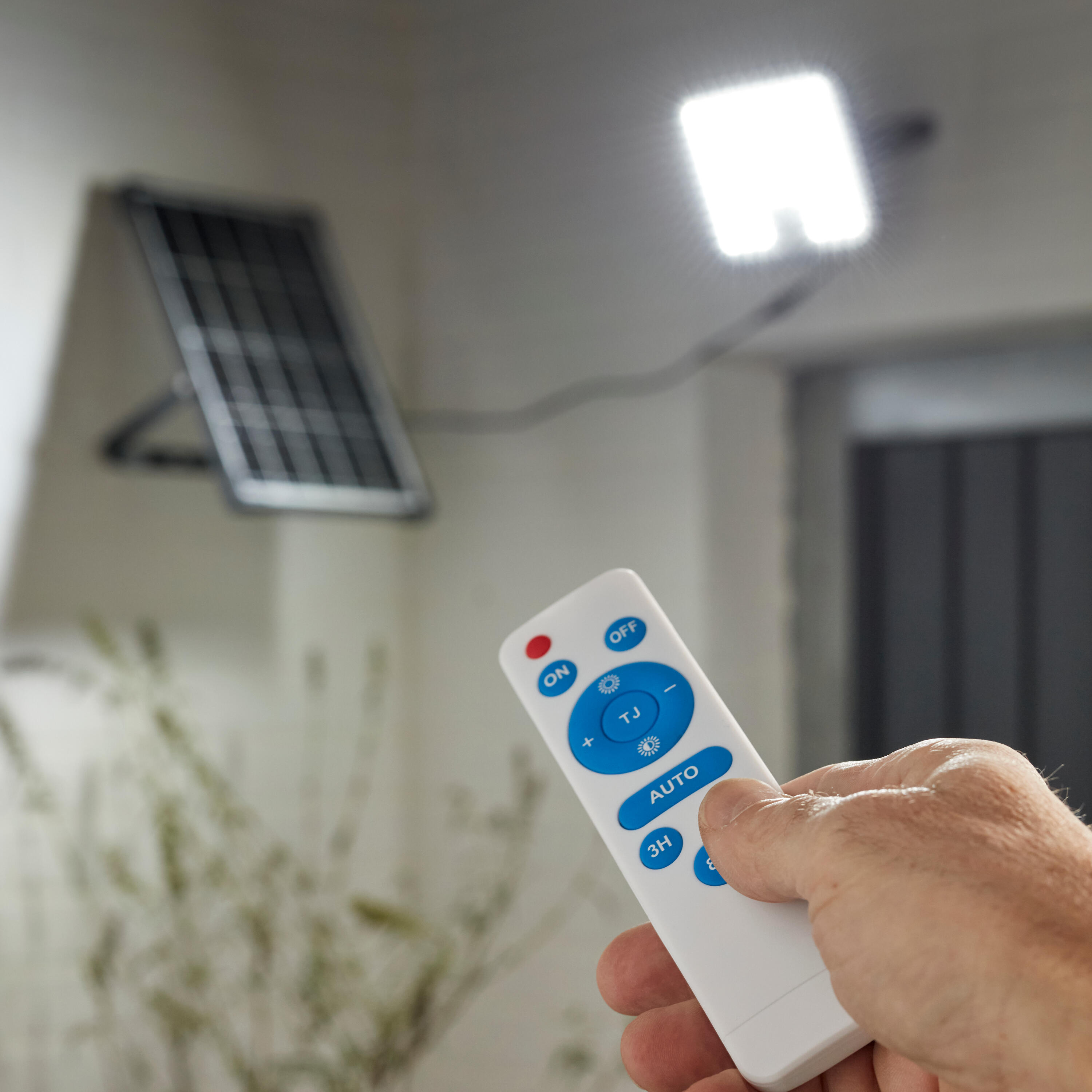 Projetor solar Pir 5000 lm 6500K ip65 preto Inspire - 15