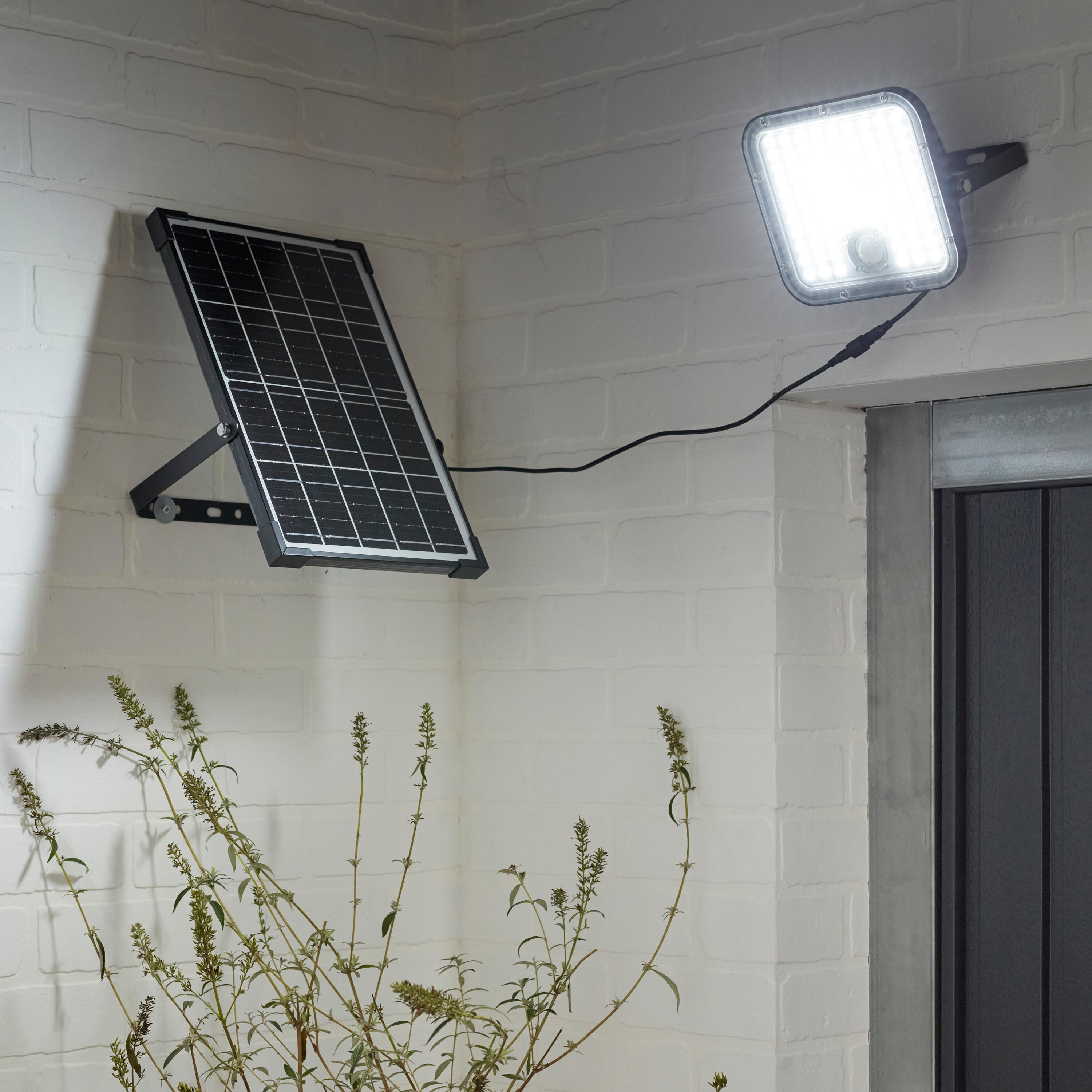 Projetor solar Pir 5000 lm 6500K ip65 preto Inspire - 13