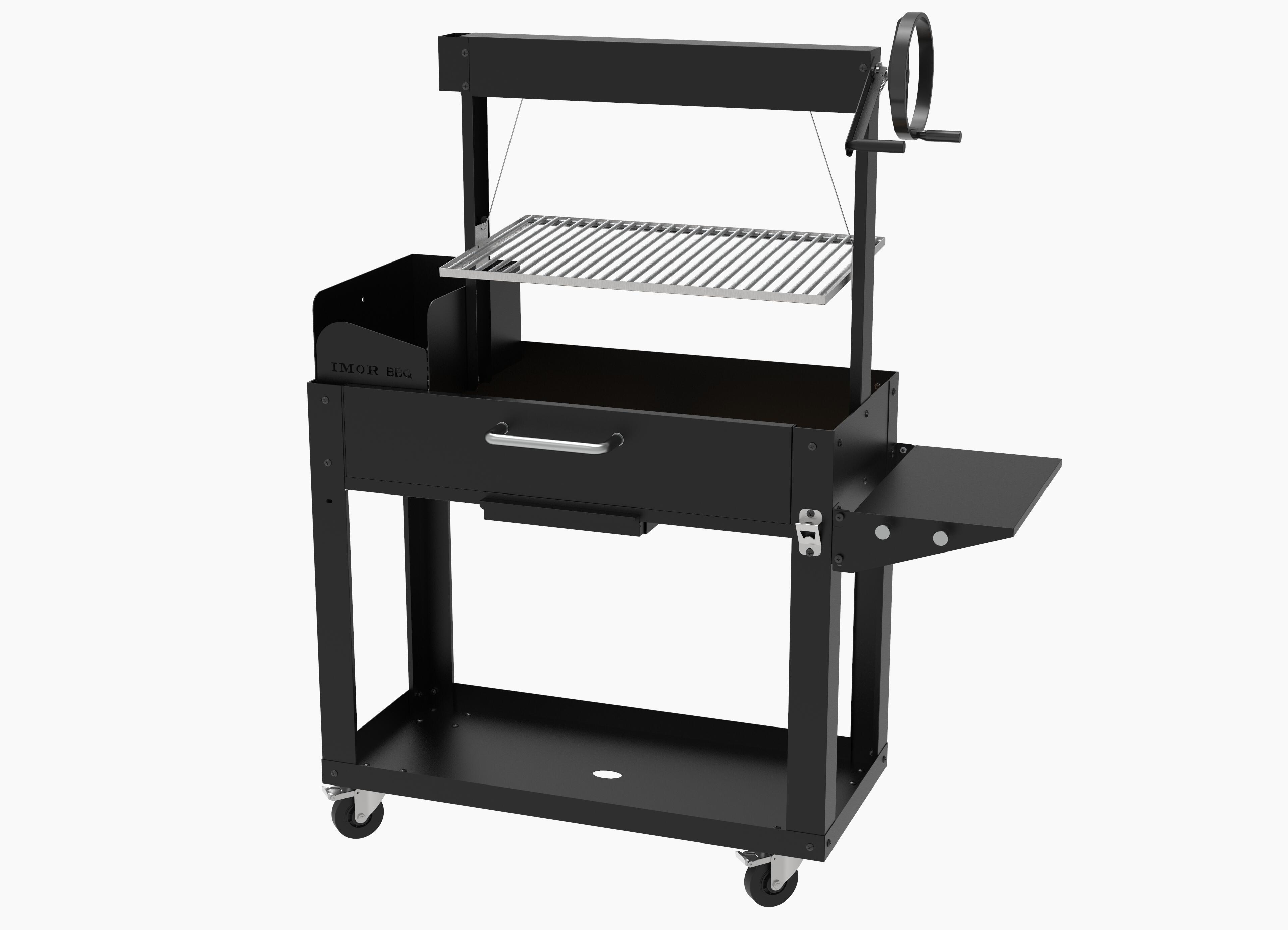 Barbacoa de carbón o madera imor lenagrill parrillas alambre 8+8 mm. recomendado para más de 10 personas