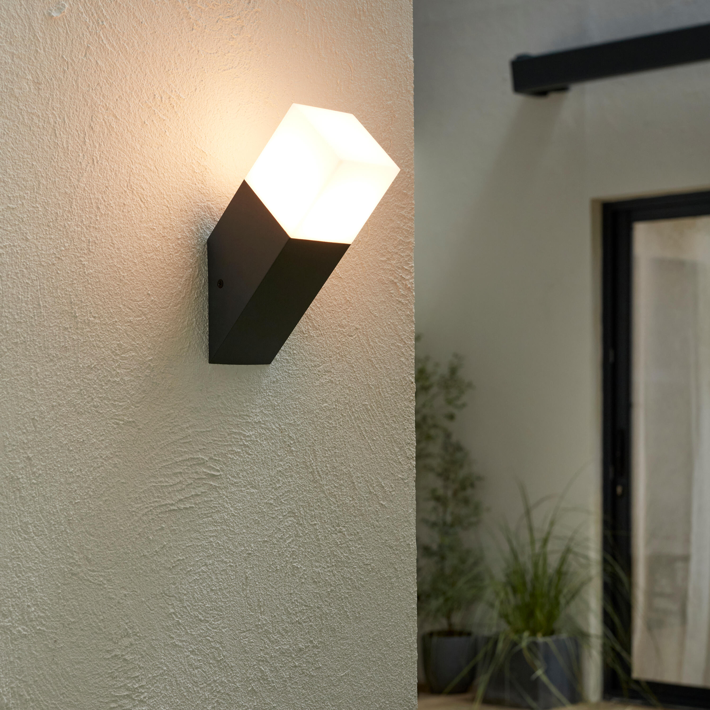 Aplique exterior E27 Cies Flame INSPIRE gris E27 IP54 - 3