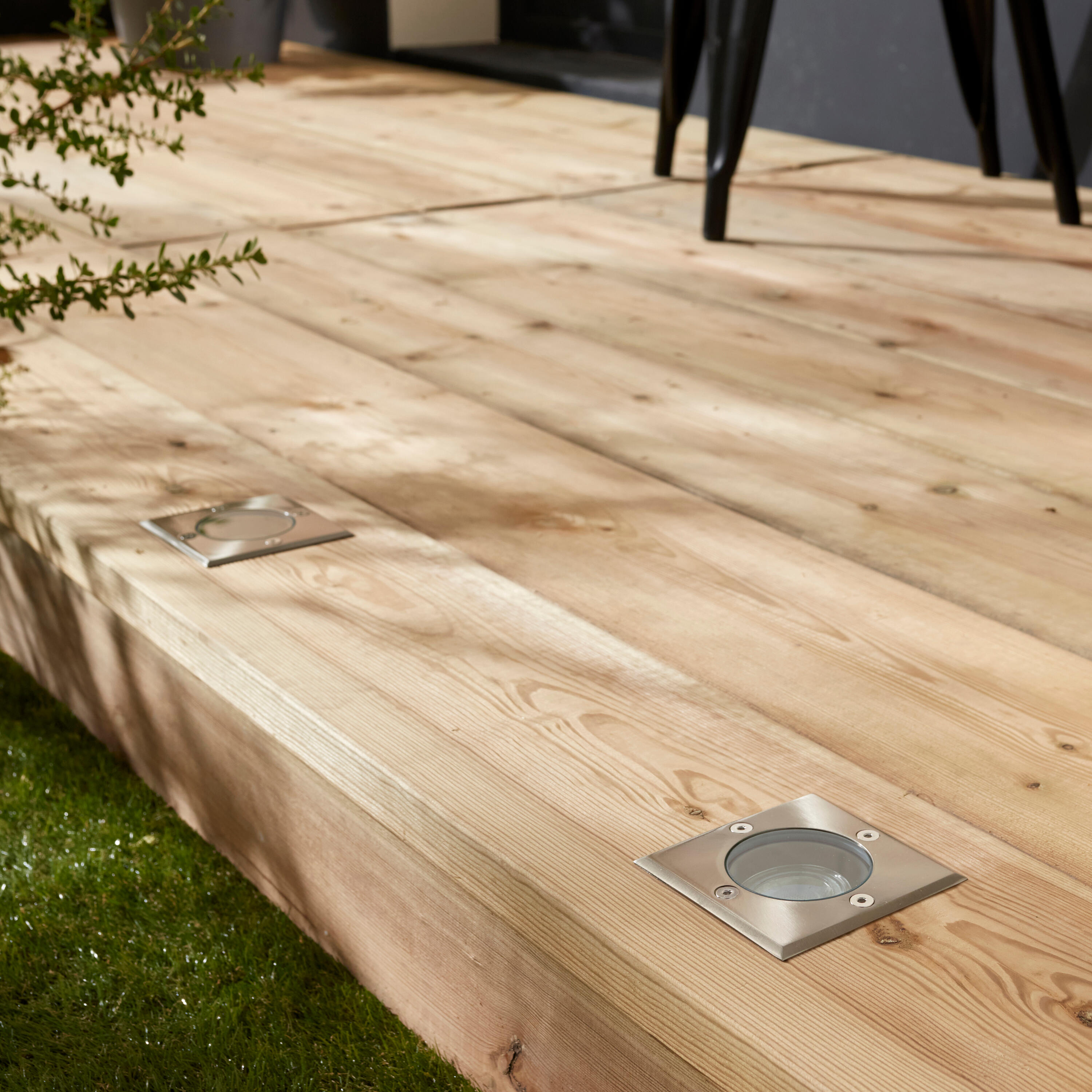 Spot à encastrer extérieur IP65 GU10 carré 10 x 10 cm, Foggia INSPIRE - 2