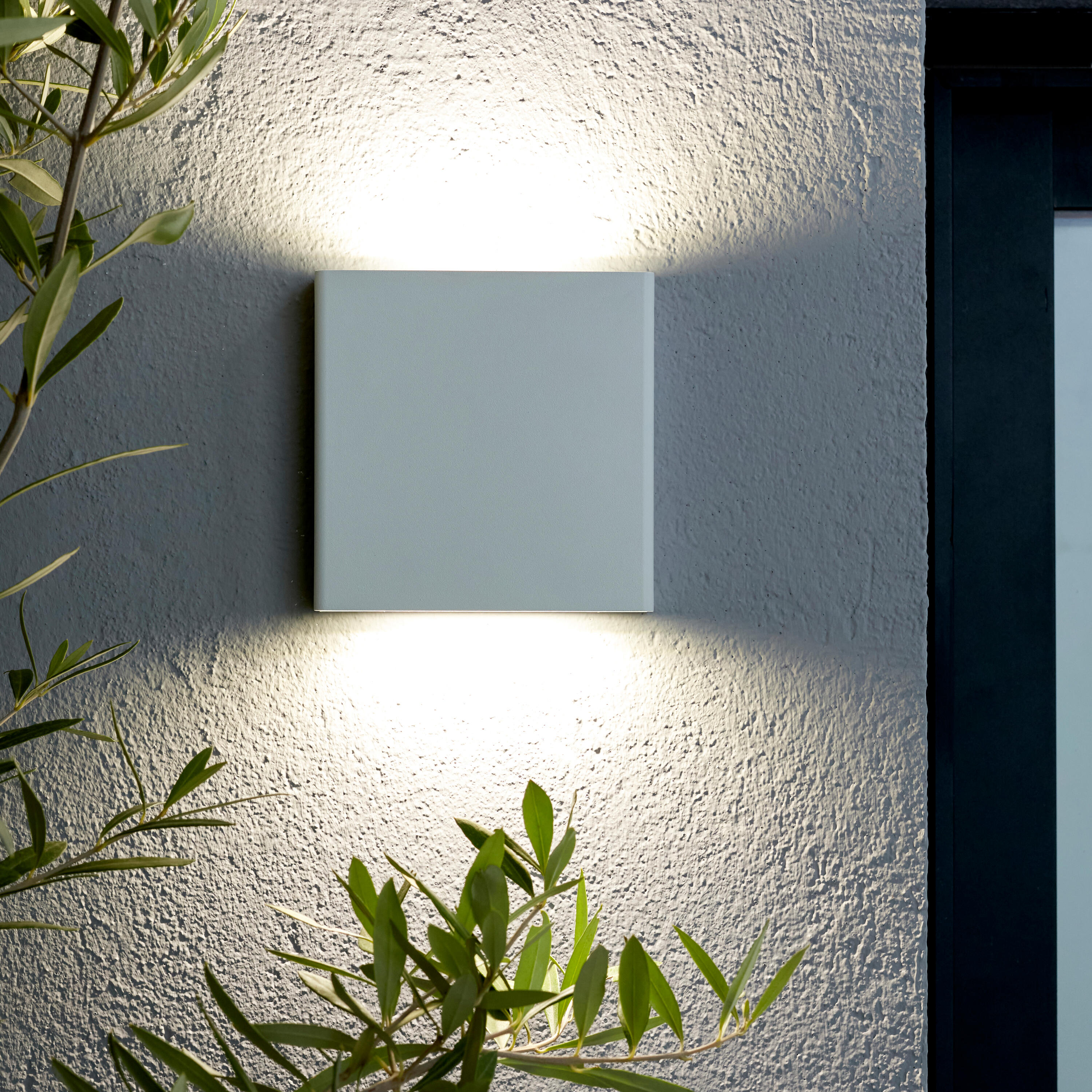 Aplique de exterior LED INSPIRE Anya blanco 800 lm blanco neutro IP54 - 3