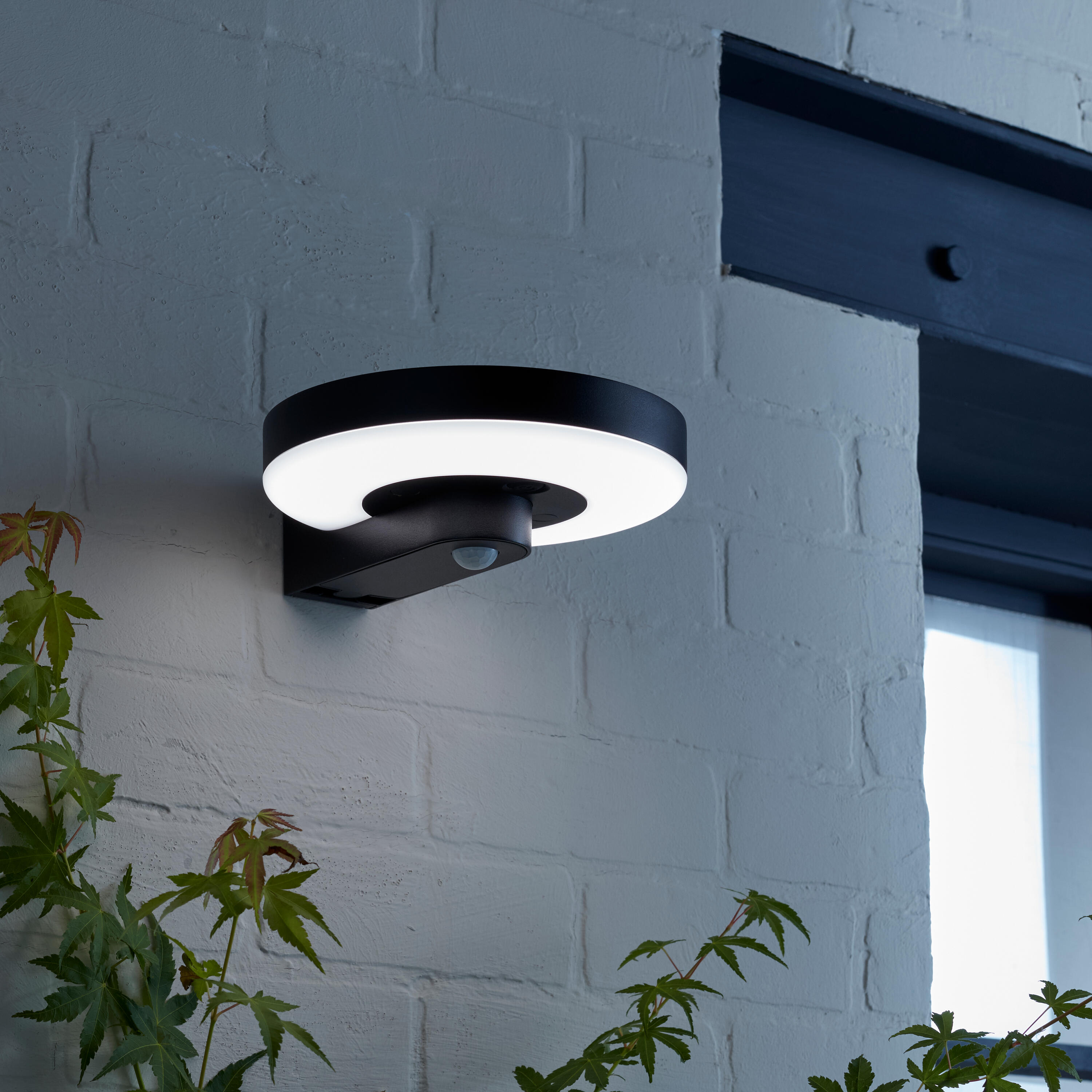 Applique solaire avec détecteur Telde 1000 Lumen, blanc neutre, noir INSPIRE - 5