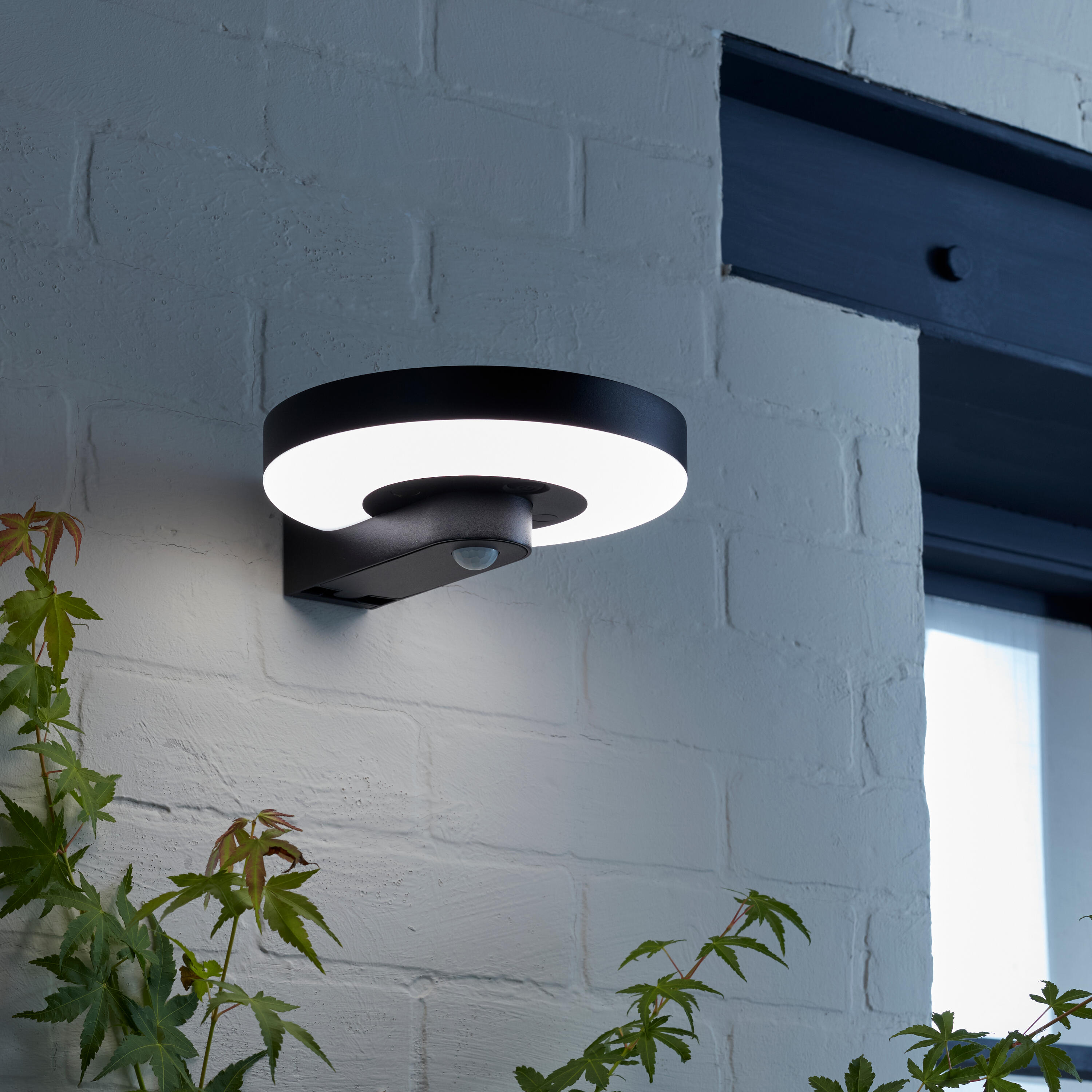 Applique solaire avec détecteur Telde 1000 Lumen, blanc neutre, noir INSPIRE - 4