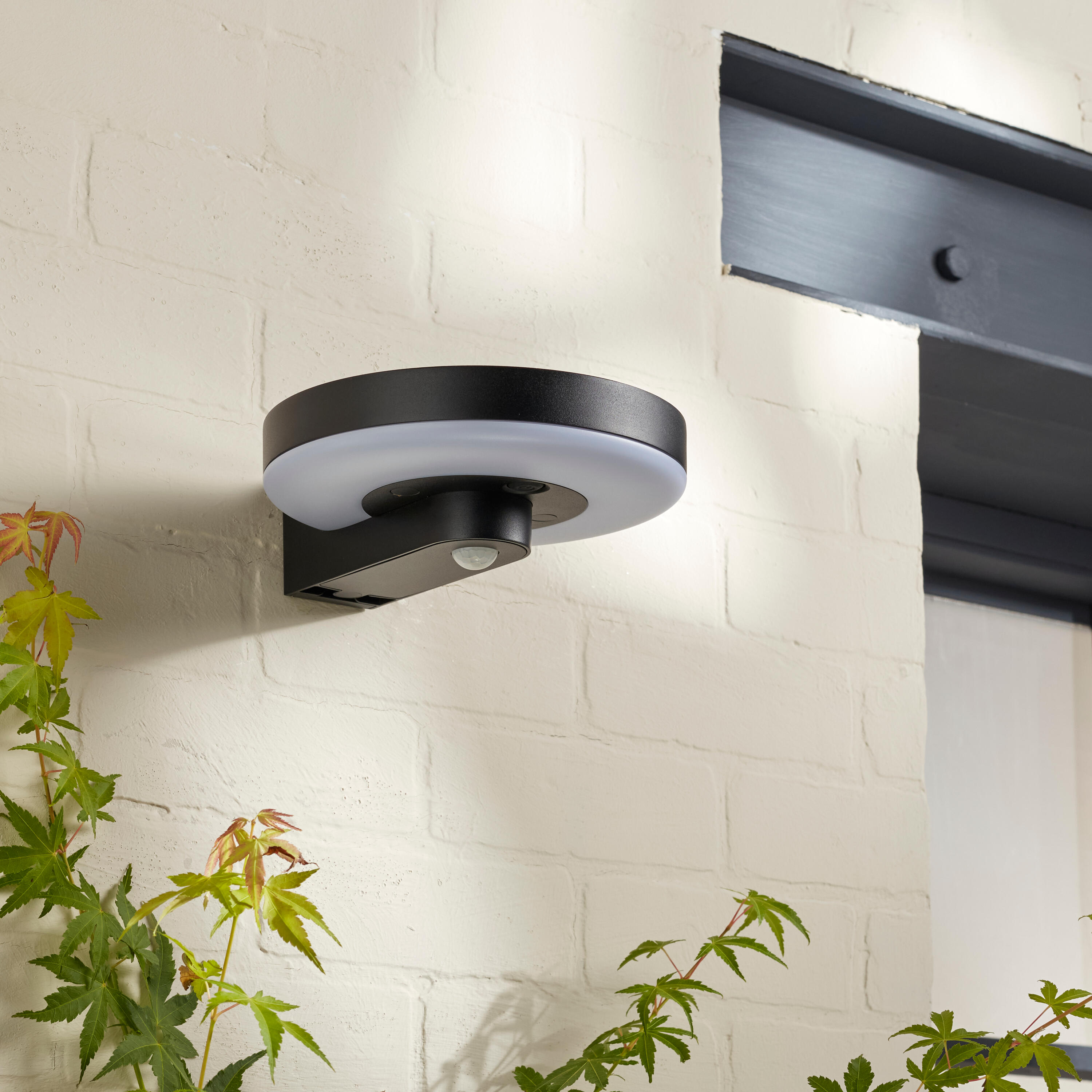 Applique Murale LED Rechargeable Avec Détecteur De Mouvement - Sans Fil, Télécommande, 3000K Blanc Chaud, Faisceau Réglable, Pour Intérieur/extérieur (noir)